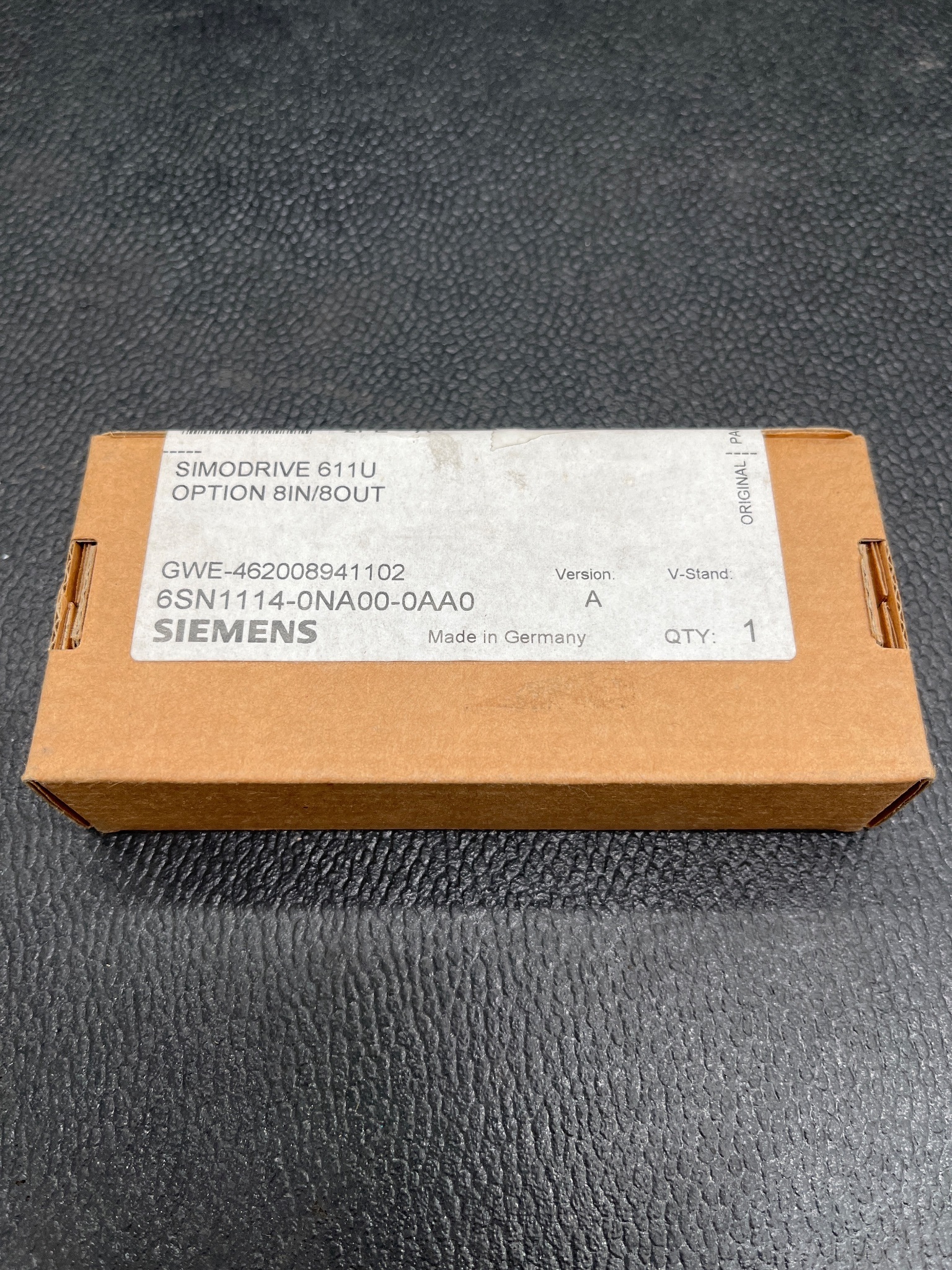 SIEMENS 6SN1114-0NA00-0AA0 SIMODRIVE 611U Option 8IN/8OUT NEW 0