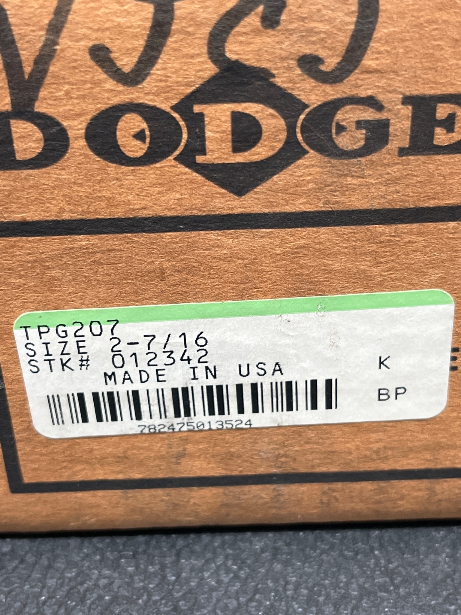 DODGE TP-G-207 Tapered Roller Bearing Unit NEW 5