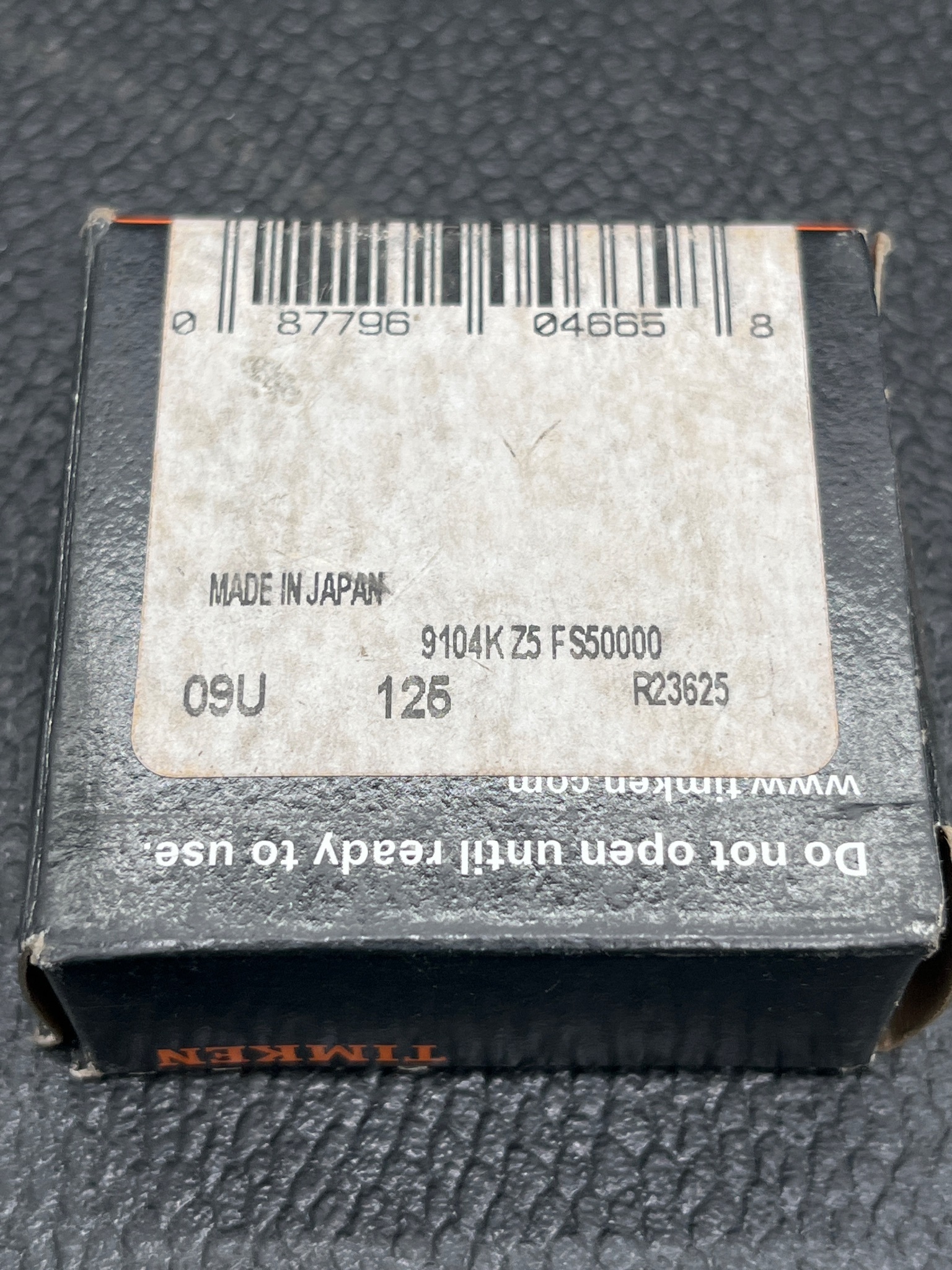 TIMKEN 9104K Single-Row Deep Groove Ball Bearing NEW 3