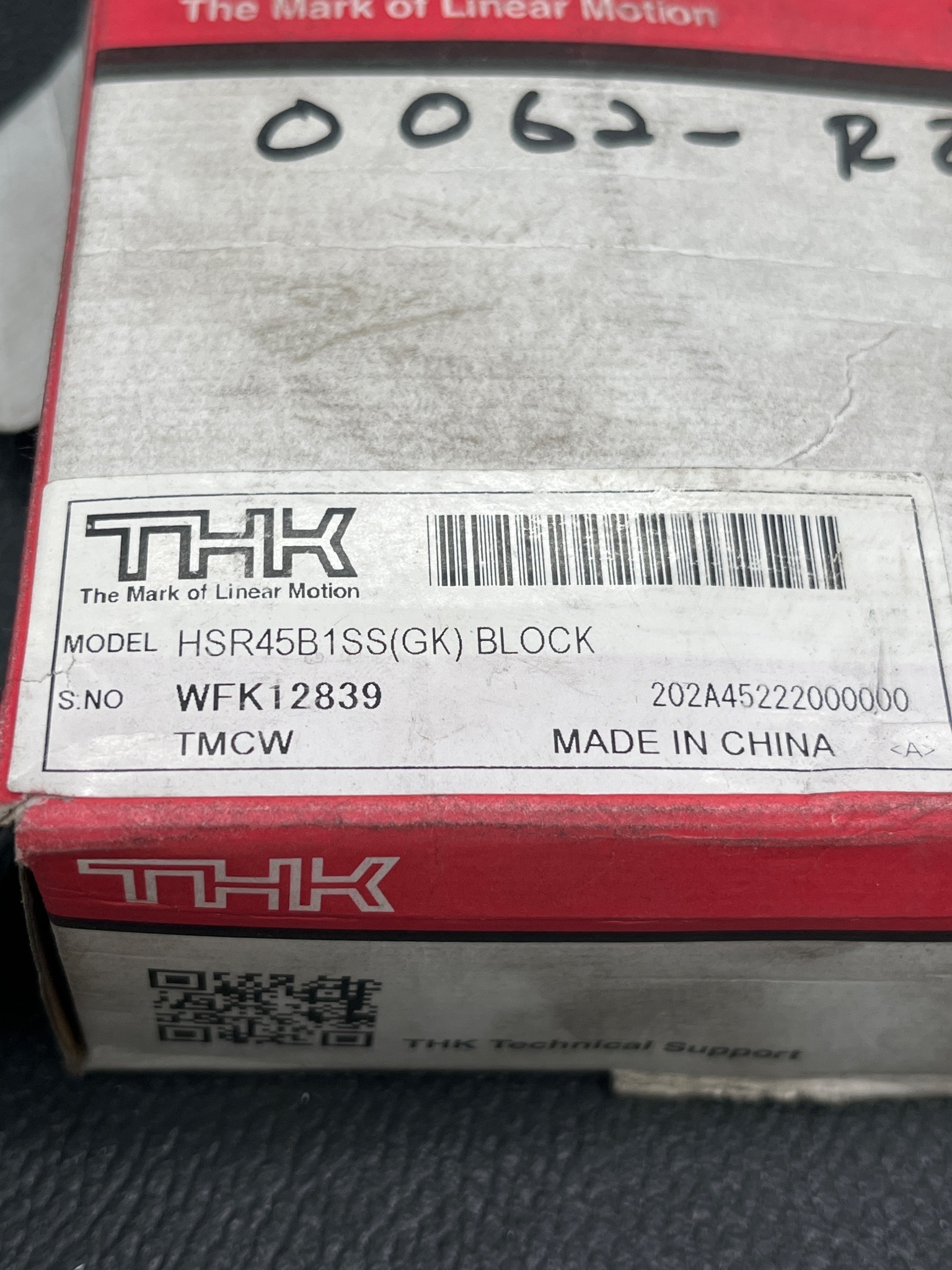 THK HSR45B1SS(GK) Linear Motion Bearing Block NEW 4