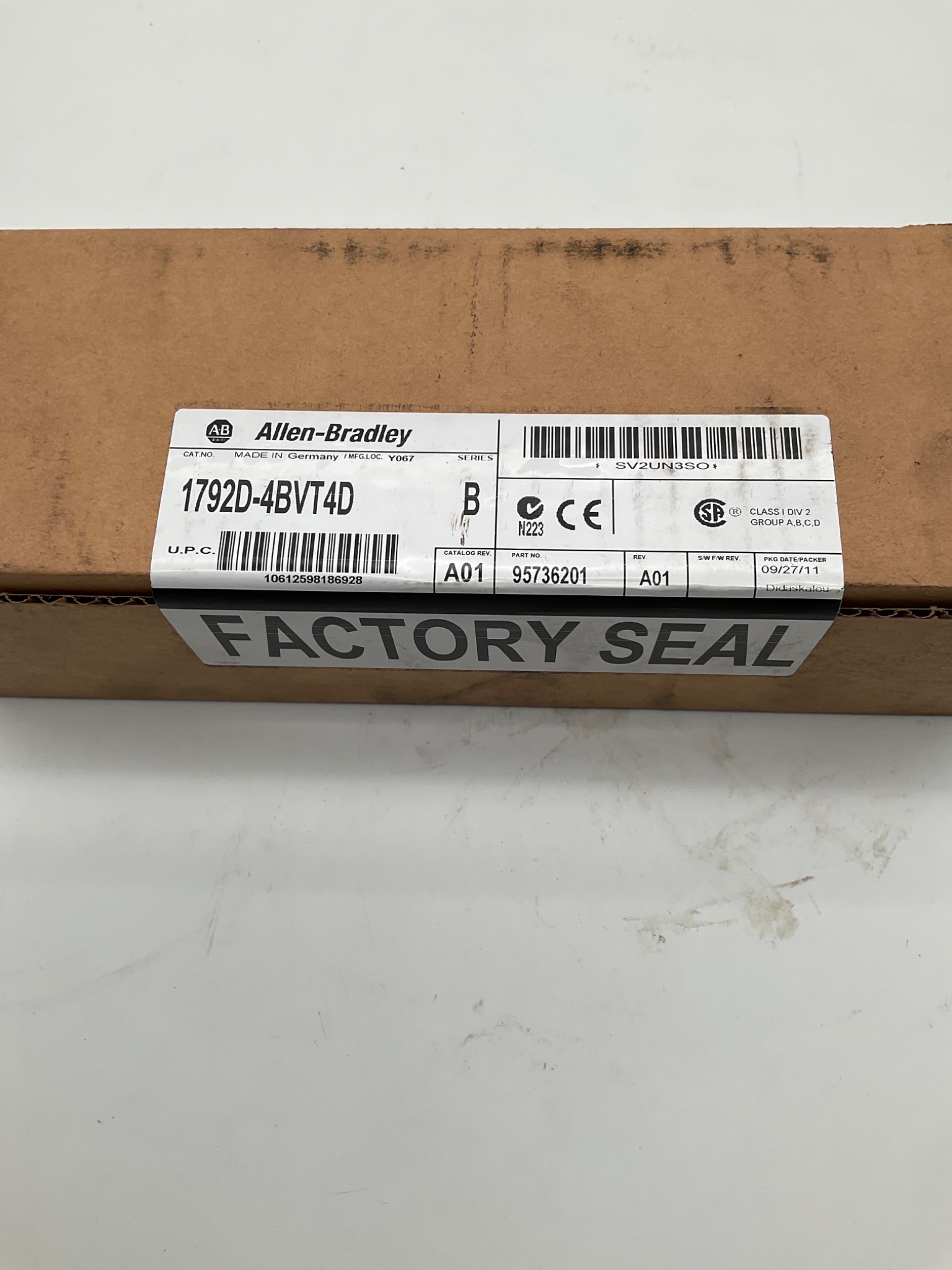 ALLEN BRADLEY 1792D-4BVT4D ArmorBlock Digital I/O Module NEW 1