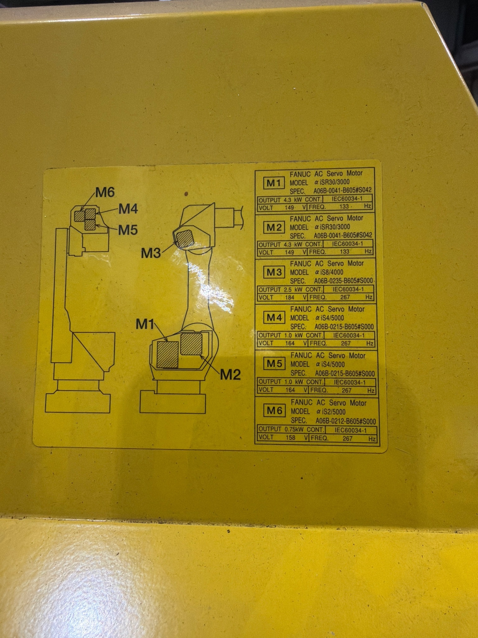 FANUC M-710iC/50 ROBOT ARM & CONTROLLER USED 9