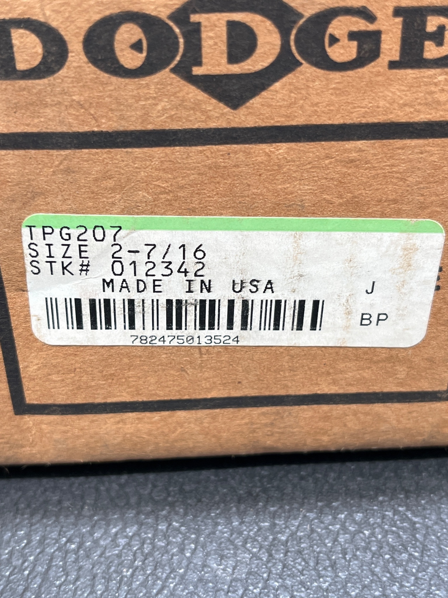 DODGE TP-G-207 Tapered Bore Pillow Block Bearing NEW 4