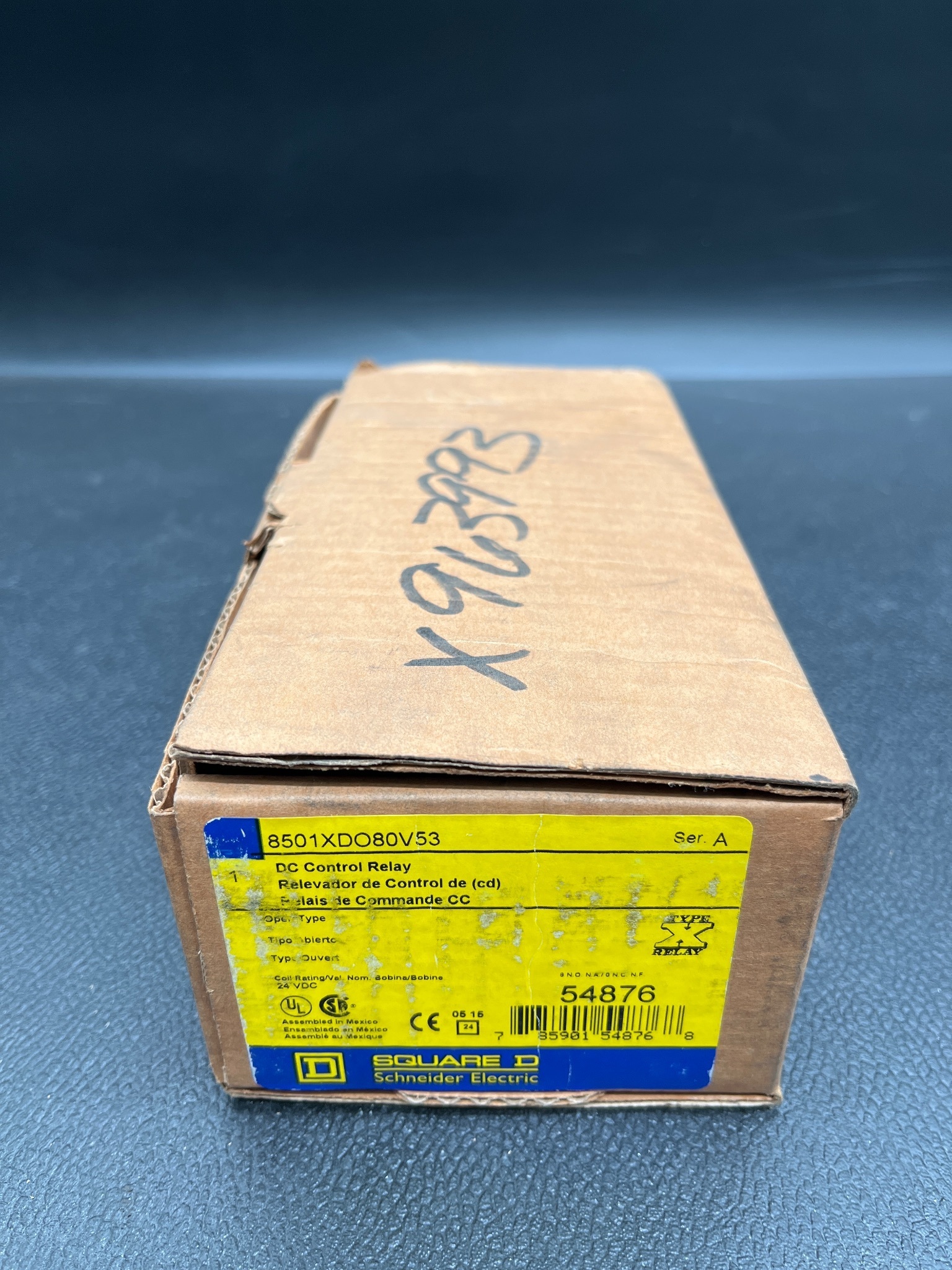 SQUARE D 8501XDO80V53 DC Control Relay NEW 1