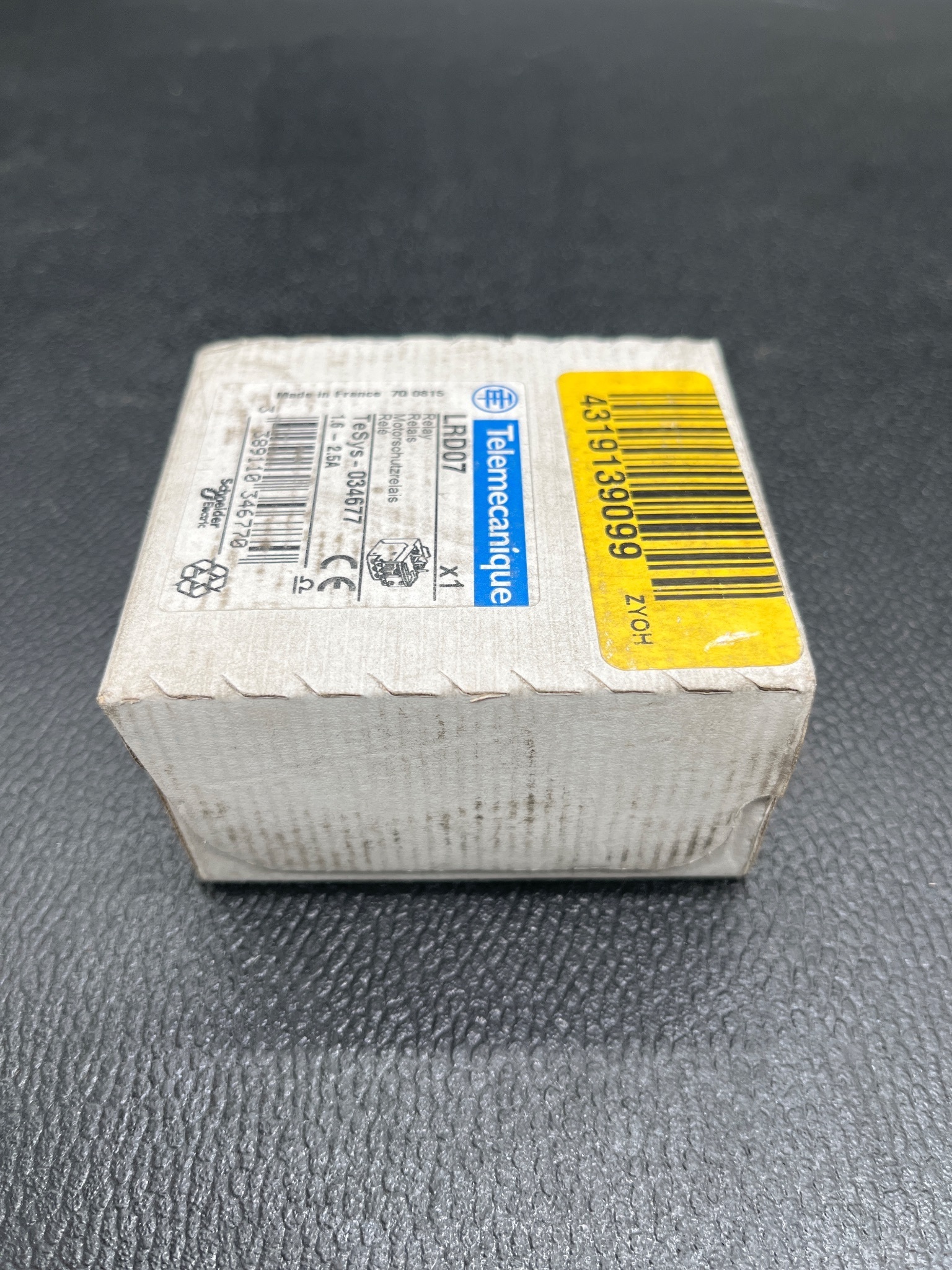 TELEMECANIQUE LRD07 Thermal Overload Relay NEW 1