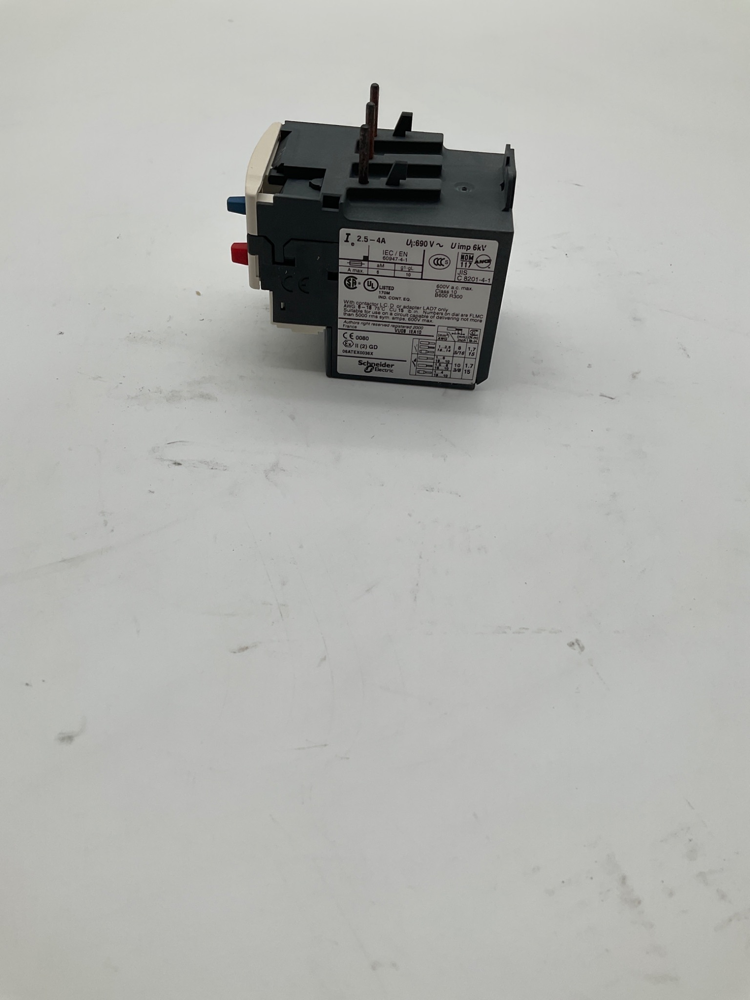 TELEMECANIQUE LRD08 Thermal Overload Relay NEW 1