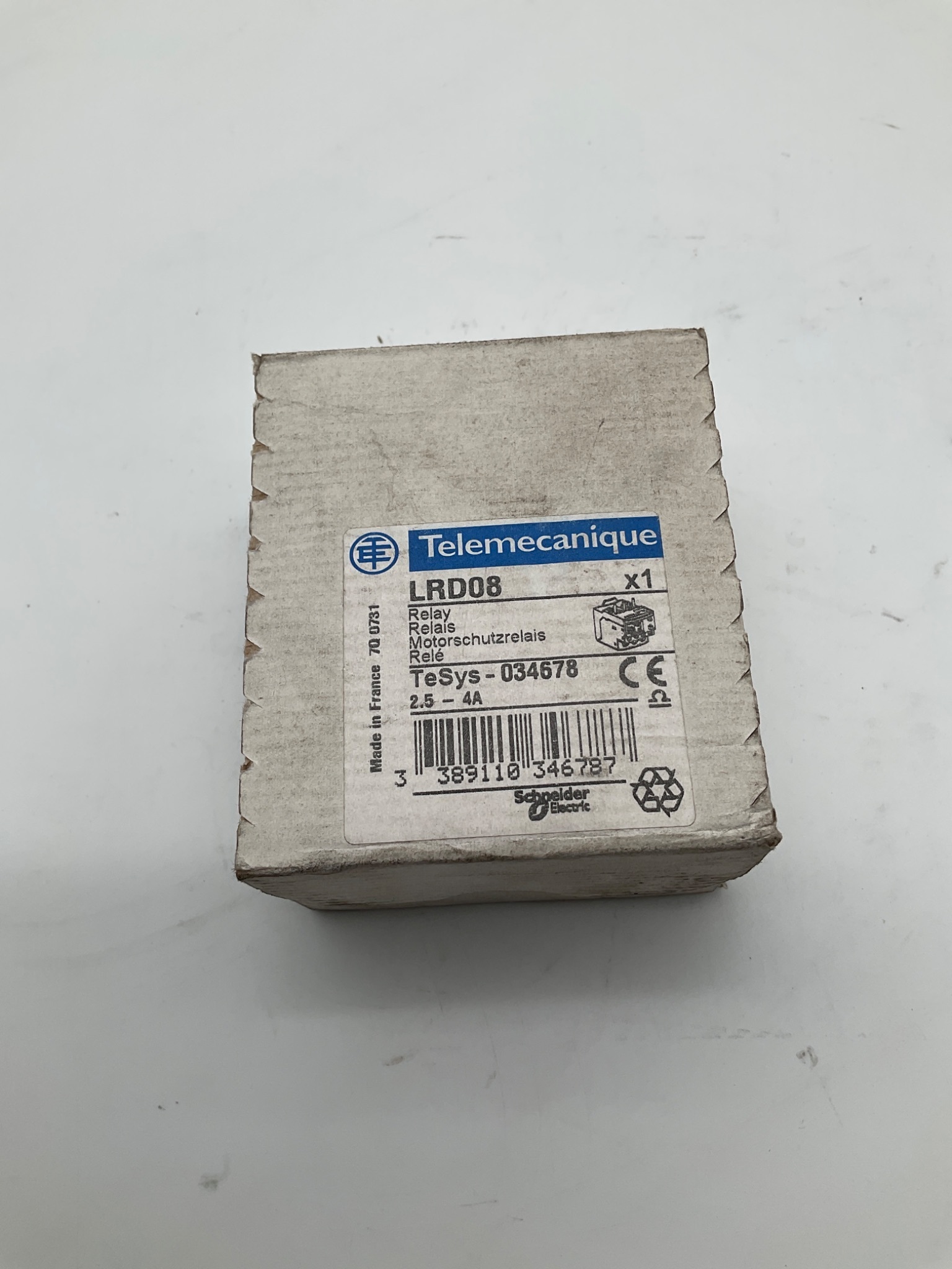 TELEMECANIQUE LRD08 Thermal Overload Relay NEW 2