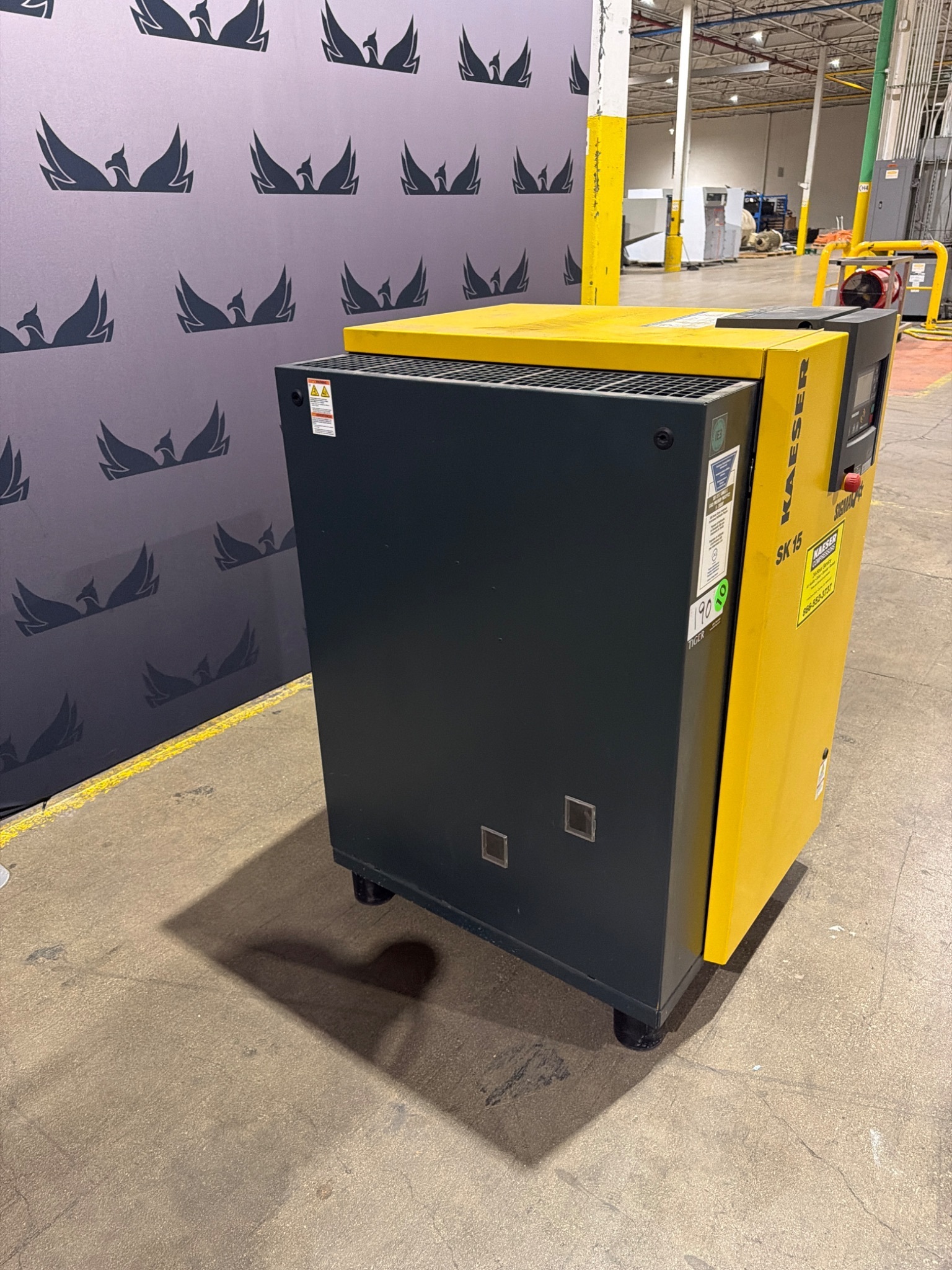 2017 KAESER SK 15 15HP Rotary Screw Compressor USED 1