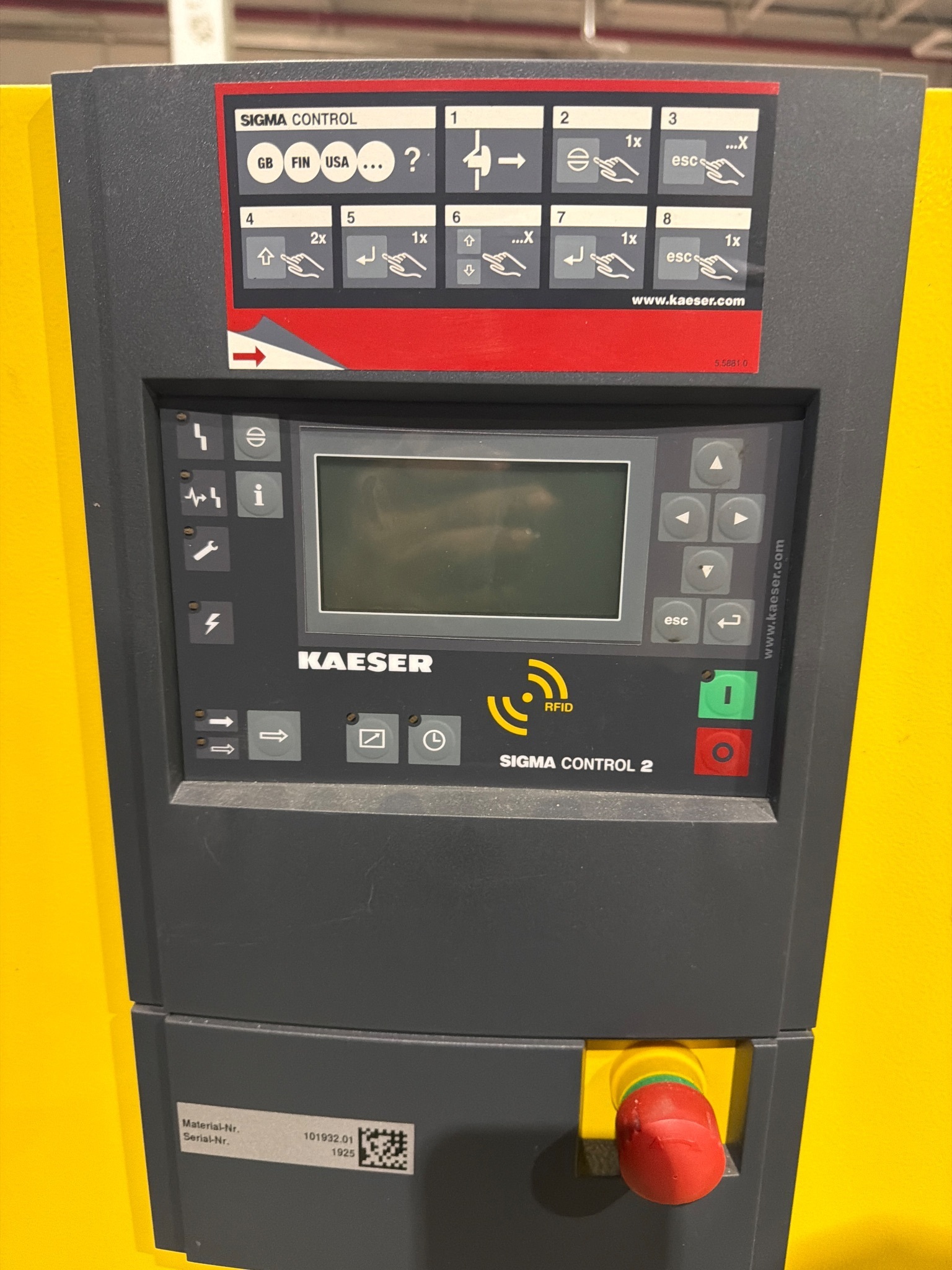 2022 KAESER AS 30T 30HP Rotary Screw Compressor w/ ABT 40 Dryer USED 4