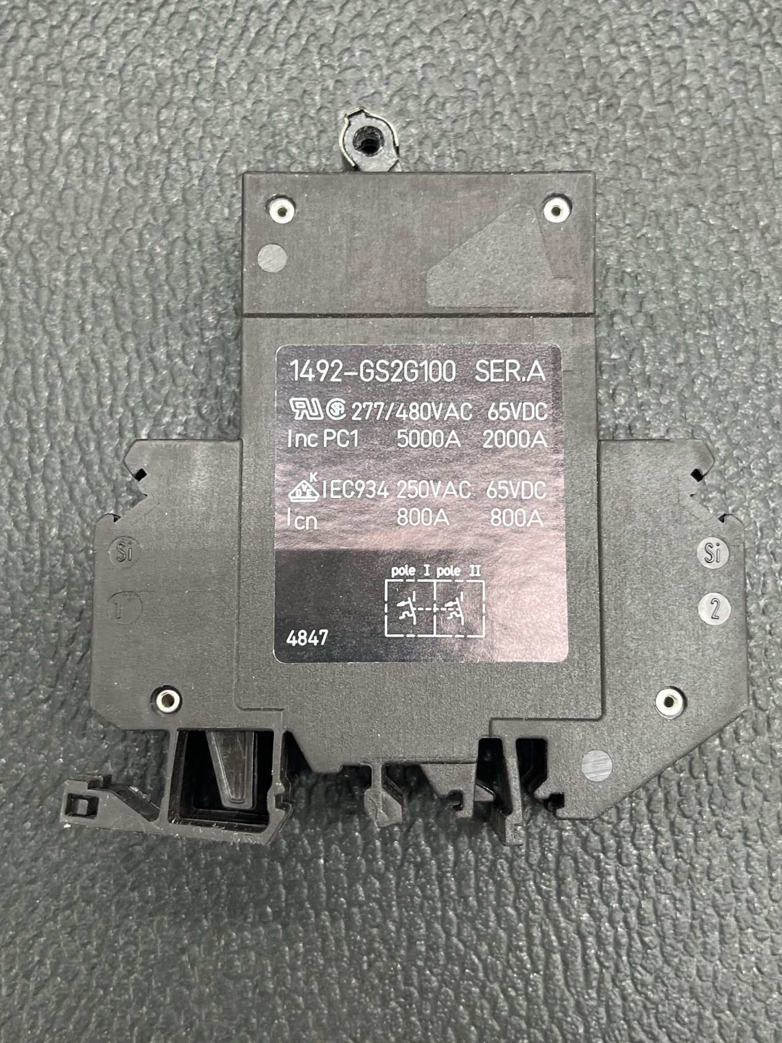 ALLEN BRADLEY 1492-GS2G100 2-Pole Circuit Breaker NEW 4