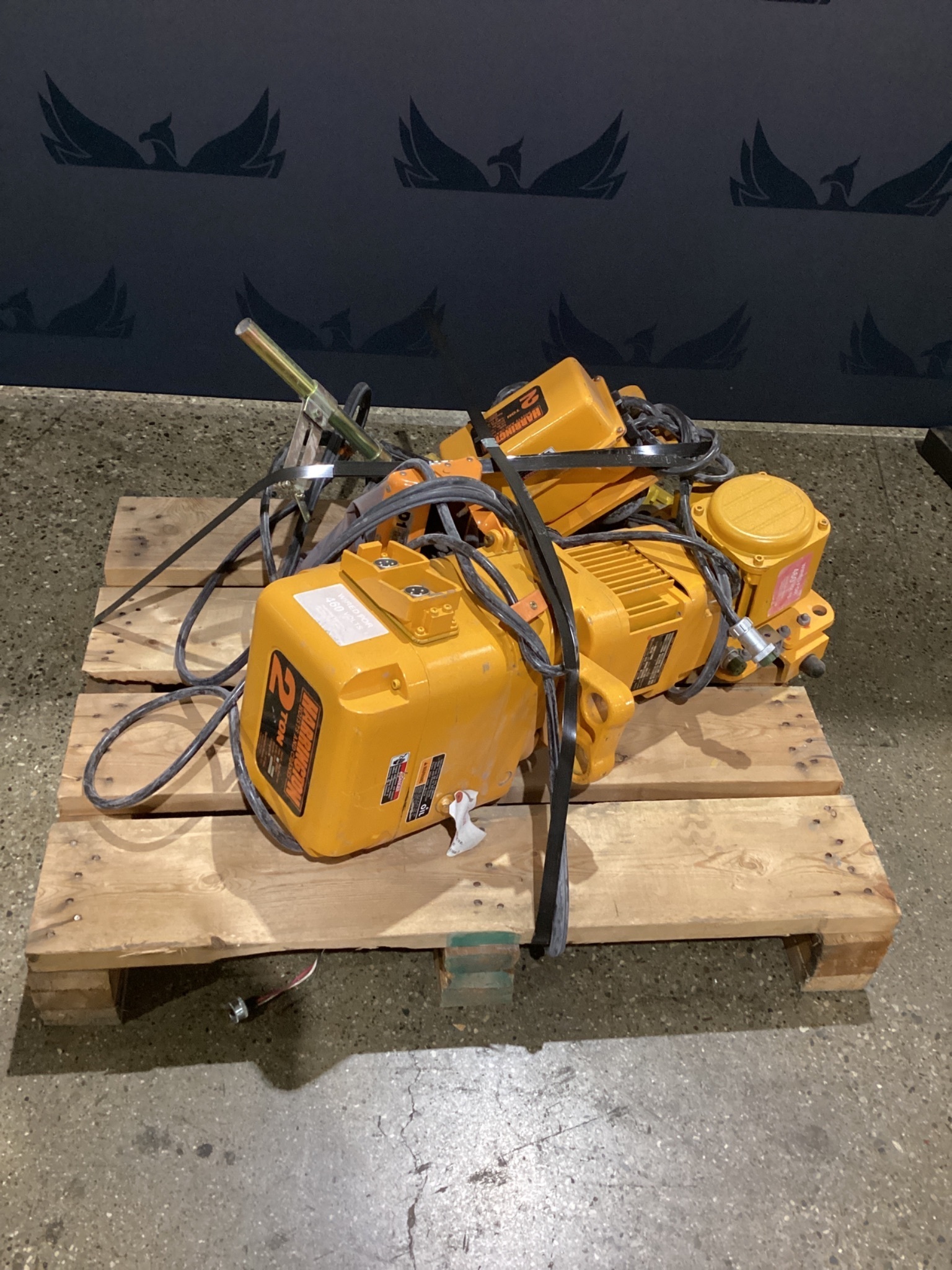 HARRINGTON IBBQ 2T Electric Chain Hoist USED 0