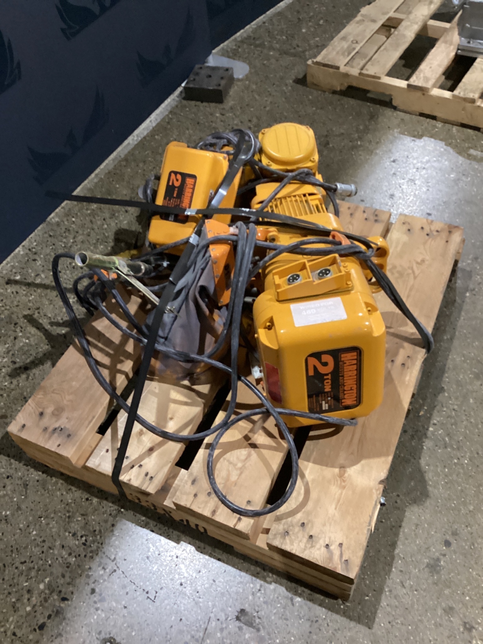 HARRINGTON IBBQ 2T Electric Chain Hoist USED 1