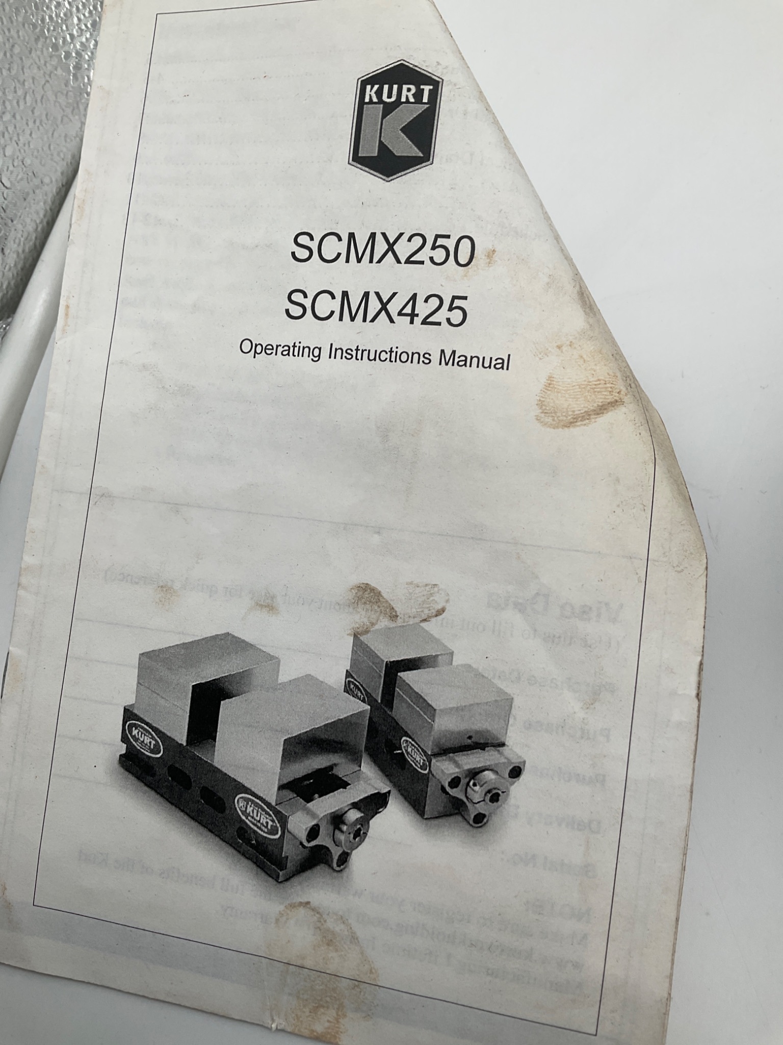 KURT MaxLock SCMX425 Self-Centering 5-Axis Vise USED 6