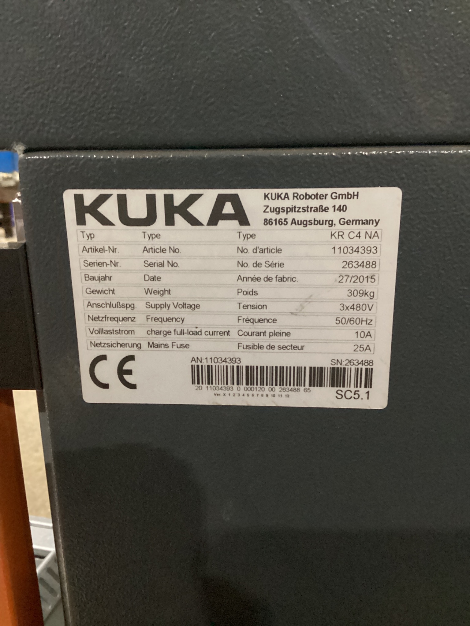 KUKA KR16 L6-2 w/ KR C4 Controls Lincoln R550 Weld Package & TT3A Reamer NEW 6