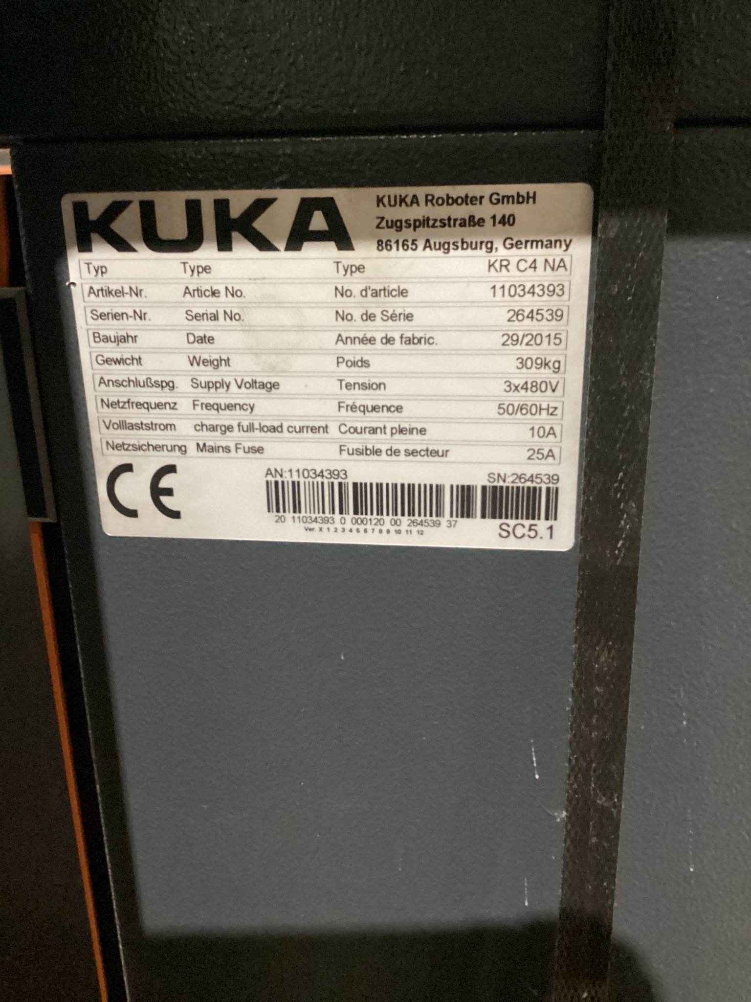 KUKA KR16 L6-2 w/ KR C4 Controls, 4R220 Feeder & TT3A Reamer NEW 3