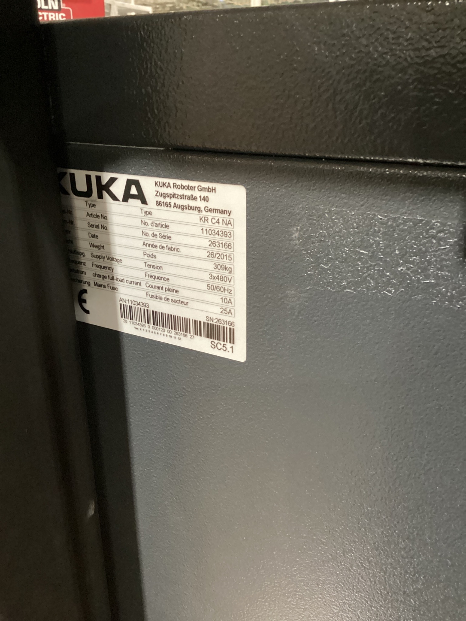 KUKA KR16 L6-2 w/ KR C4 Controls Lincoln R550 Weld Package & TT3A Reamer NEW 11