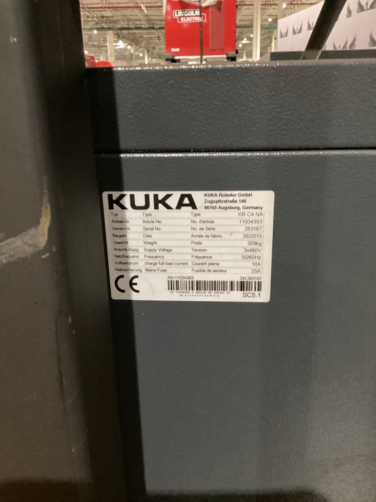 KUKA KR16 L6-2 w/ KR C4 Controls Lincoln R550 Weld Package & TT3A Reamer NEW 5