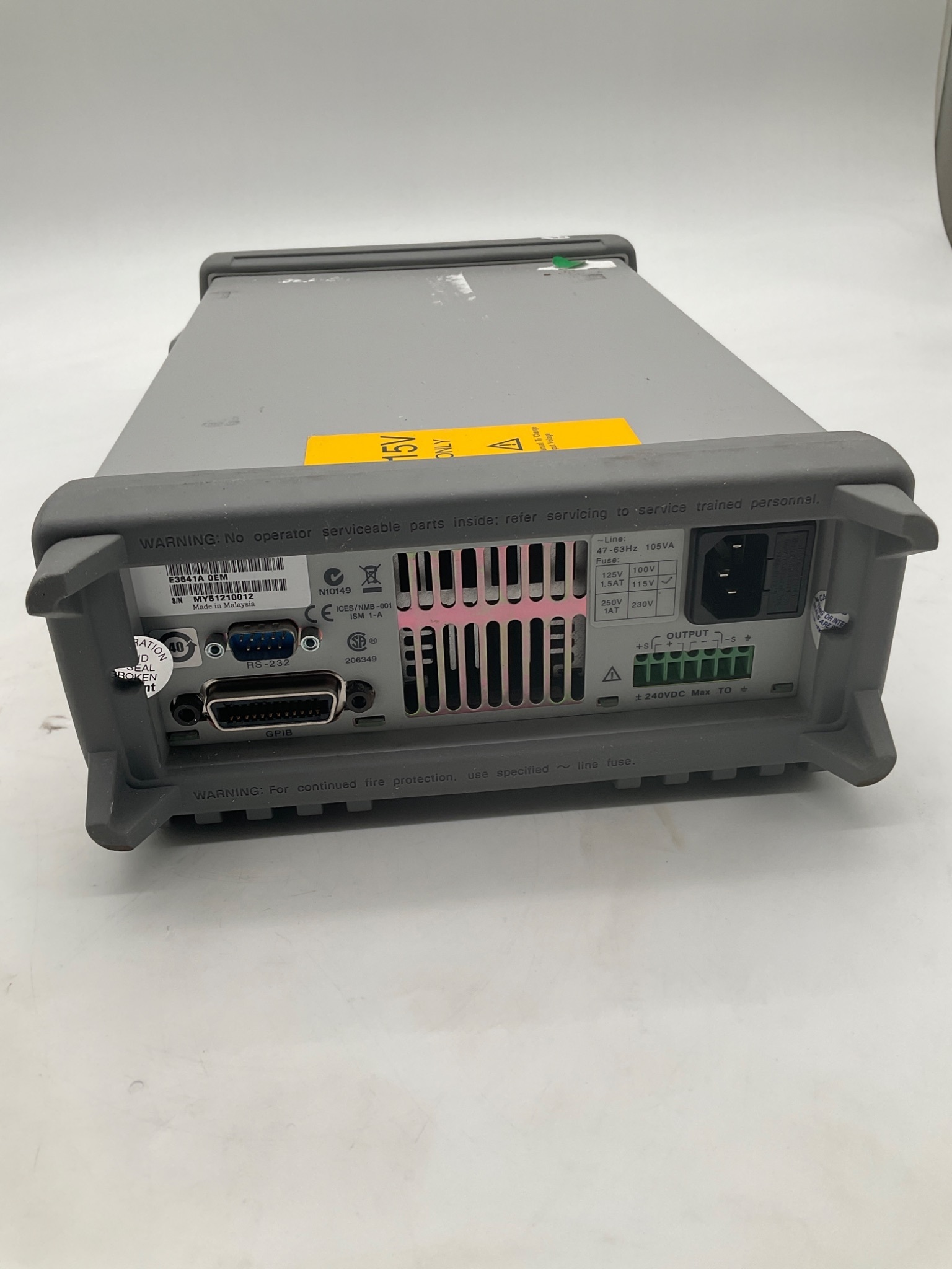 AGILENT E3641A DC Power Supply USED 4