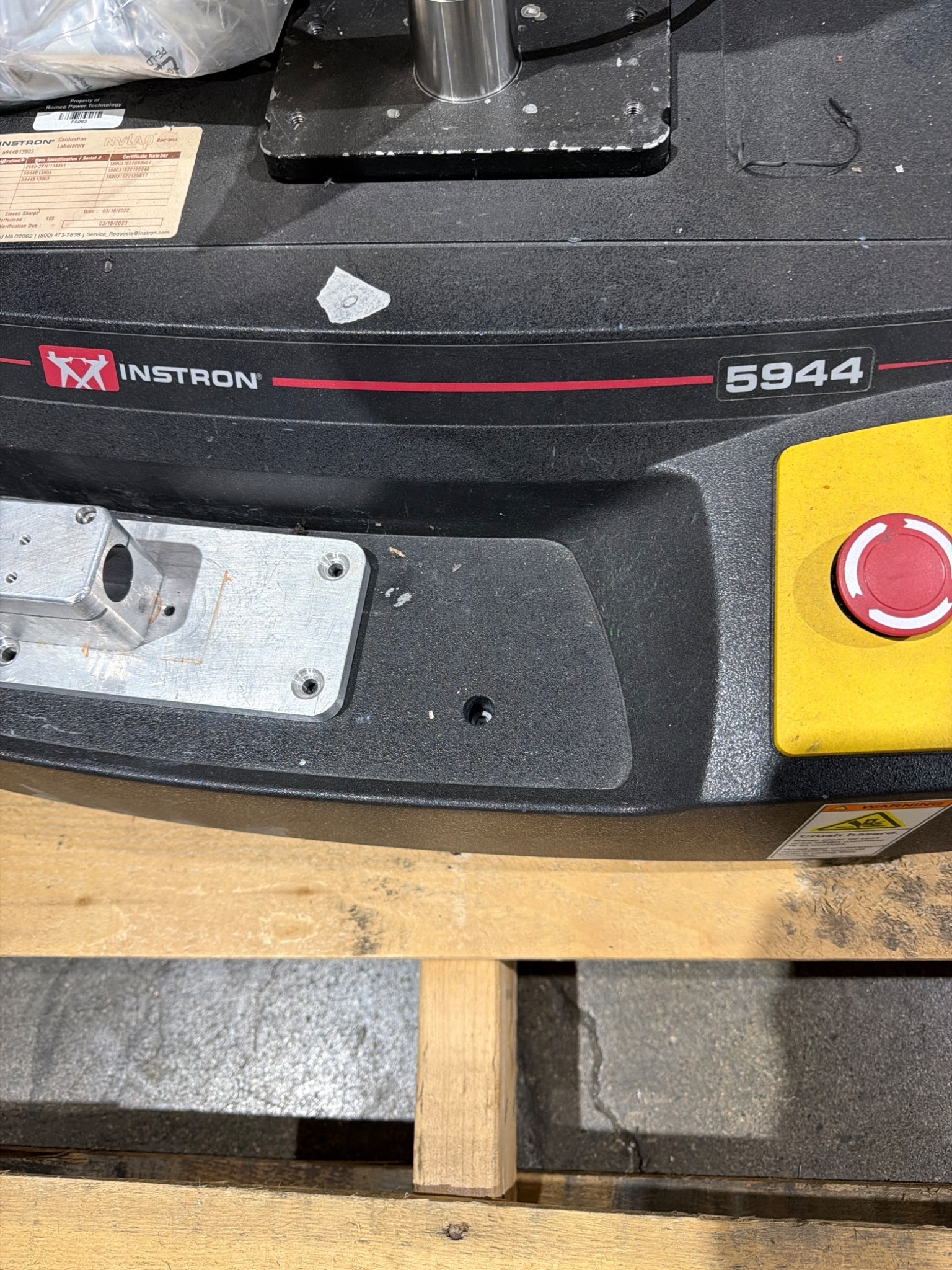 INSTRON 5944 Benchtop Tensile Tester (450 lbs Capacity) USED 1