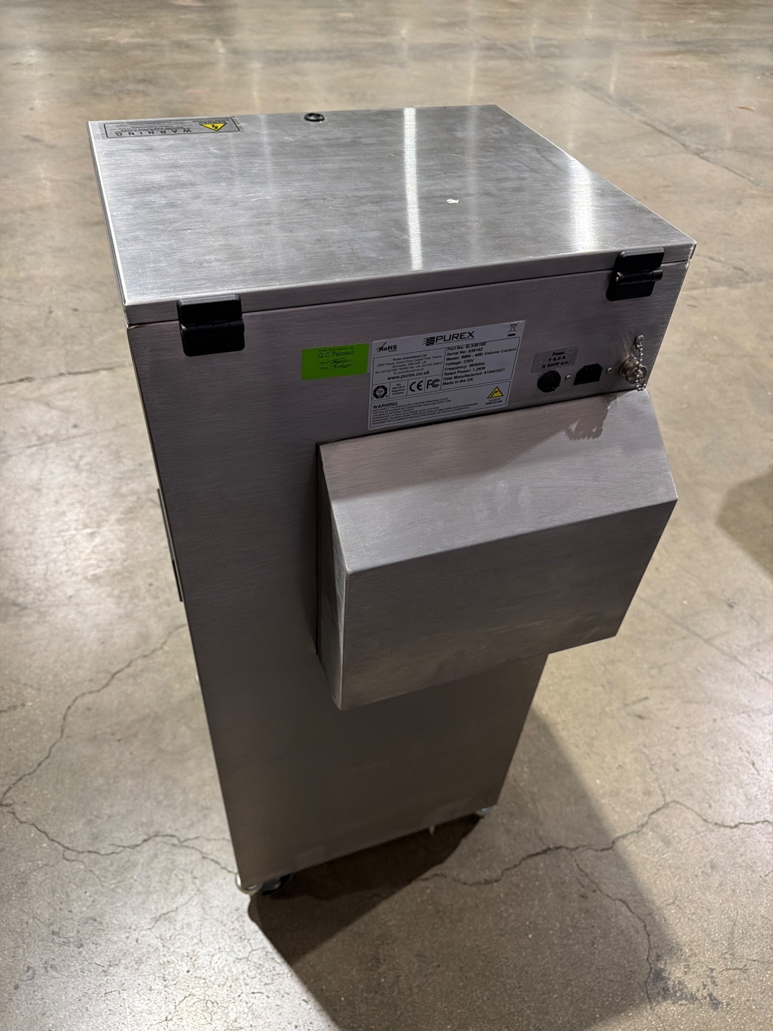 PUREX 0LX4010D 400i Digital Fume Extraction Unit 230V USED 3