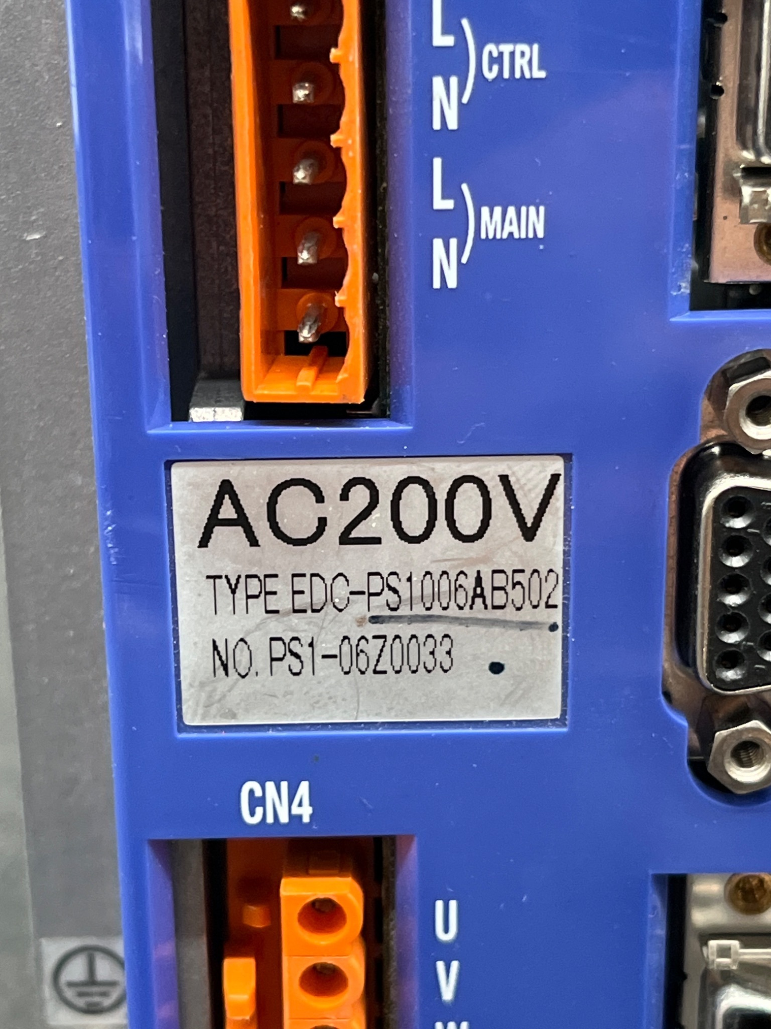 NSK EDC-PS1006AB502 MegaTorque Motor Drive USED 4