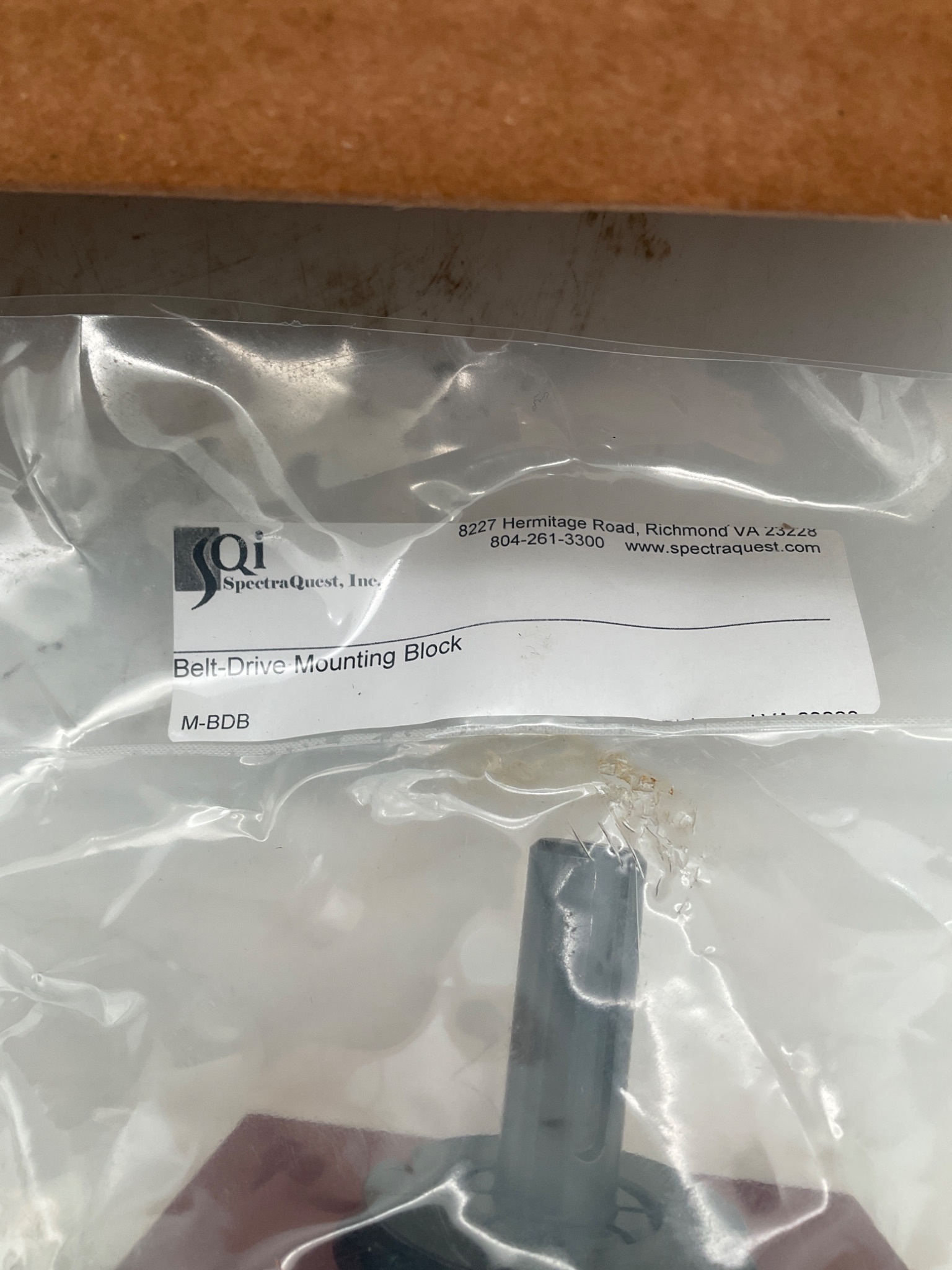 SpectraQuest KXTC9 Belt-Drive Mounting Block NEW 1