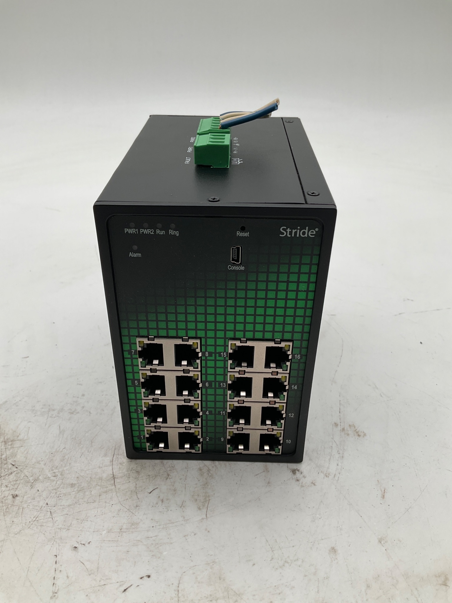 STRIDE SE2-SW16M 16-Port Industrial Ethernet Switch USED 0