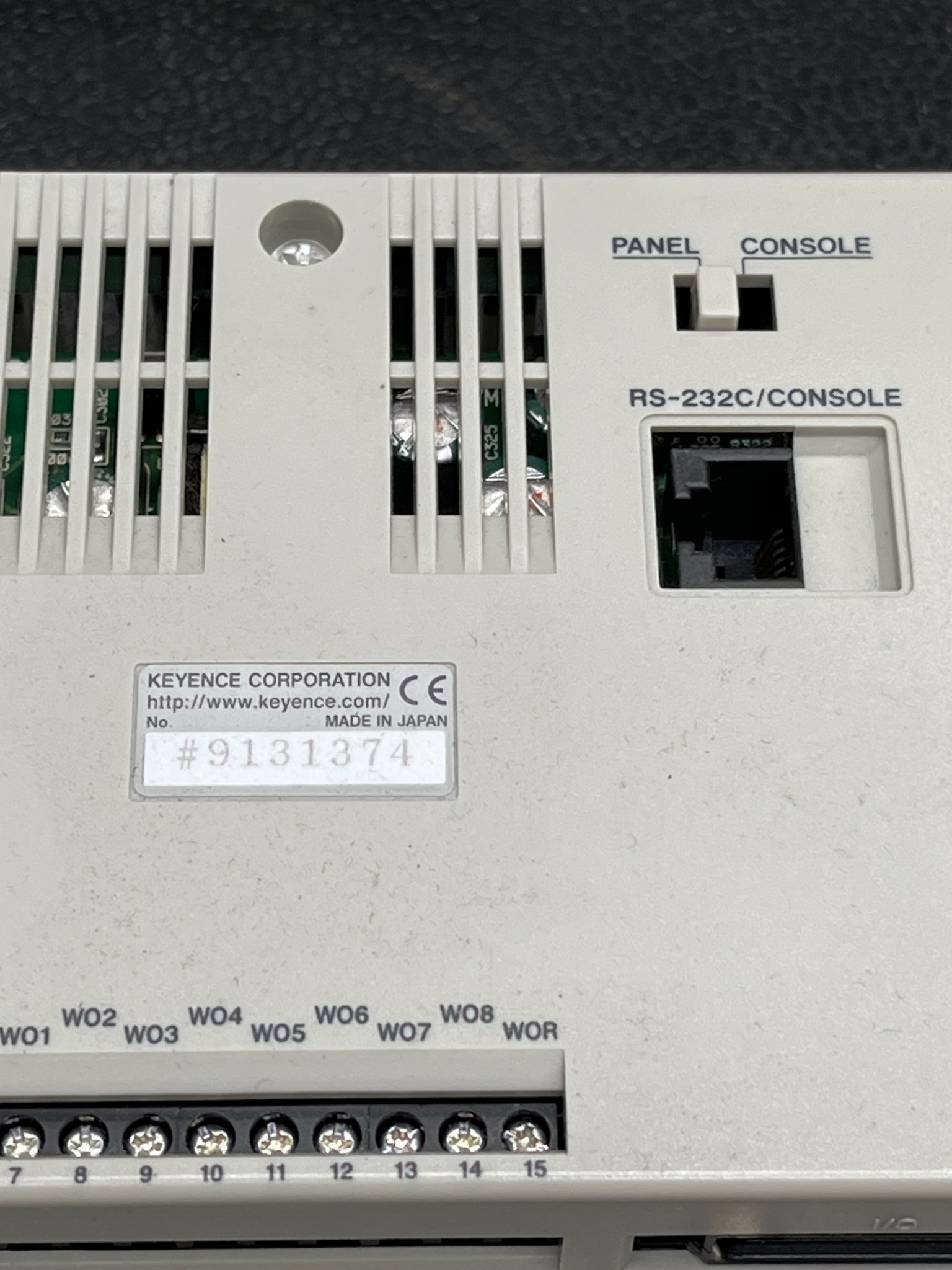 KEYENCE CV-751 Operator Interface Panel USED AS-IS 5