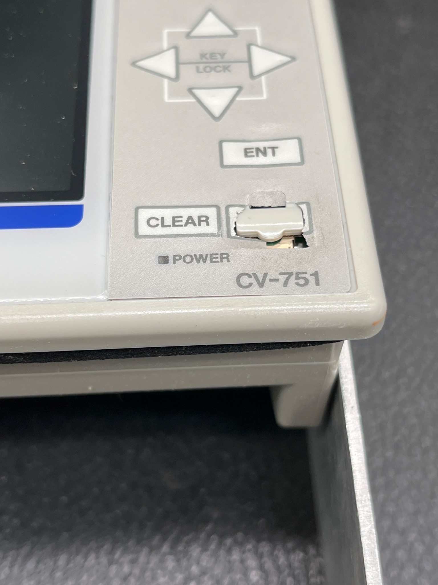 KEYENCE CV-751 Operator Interface Panel USED AS-IS 6