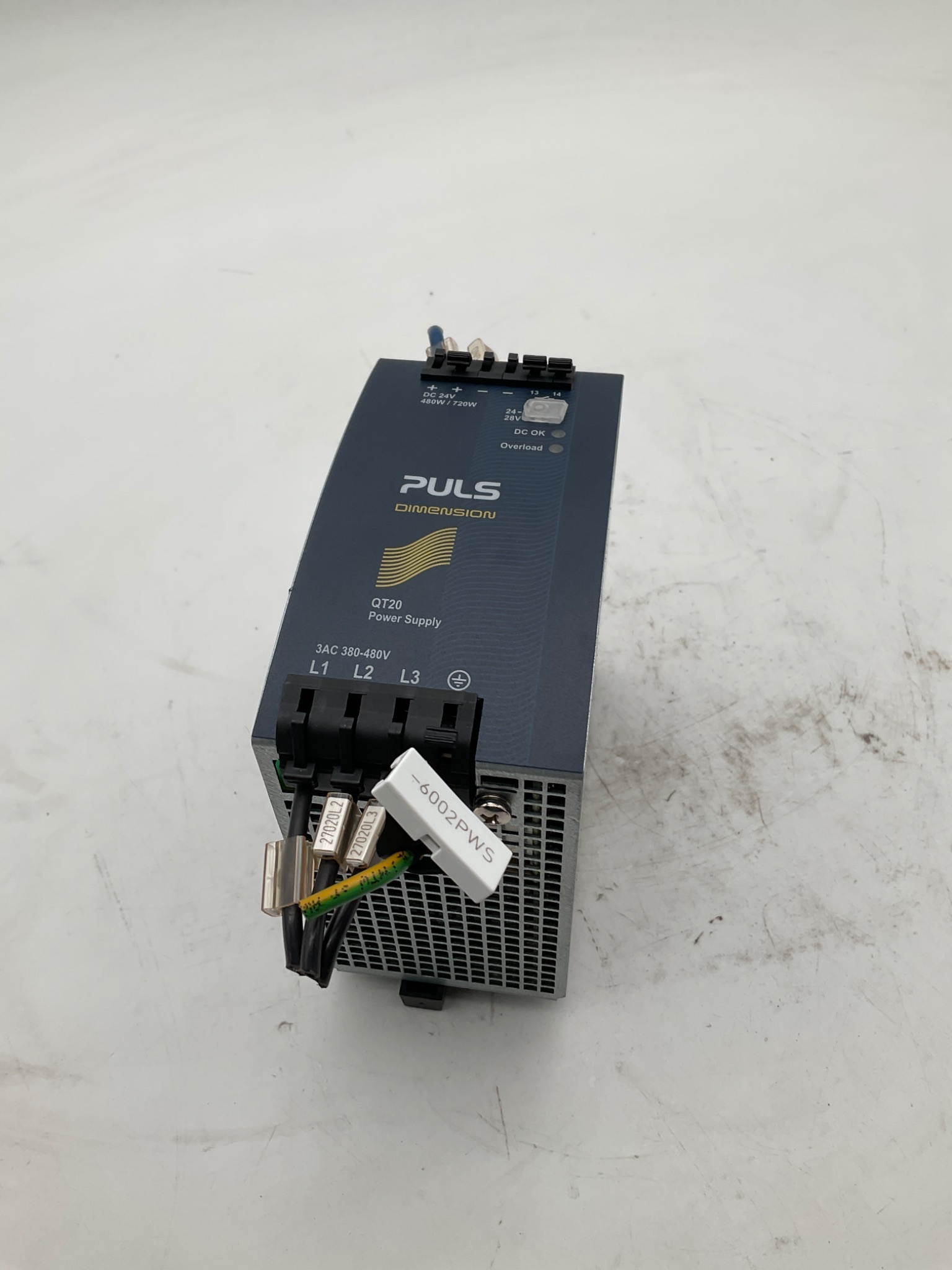 PULS QT20.241 24V 3-Phase DIN Rail Power Supply 480W USED 0