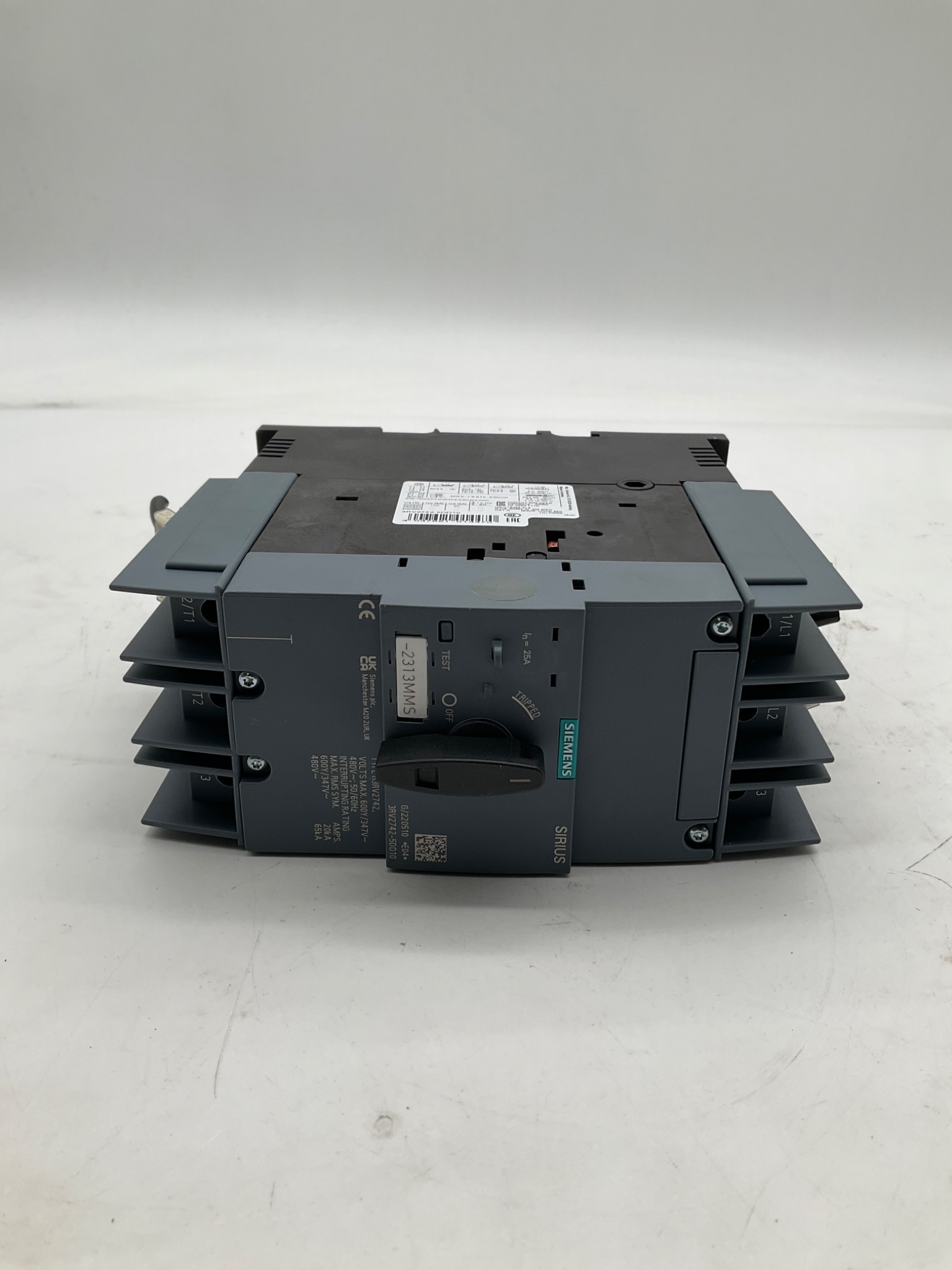 SIEMENS 3RV2742‑5DD10 SIRIUS S3 Motor Starter Circuit Breaker USED 2