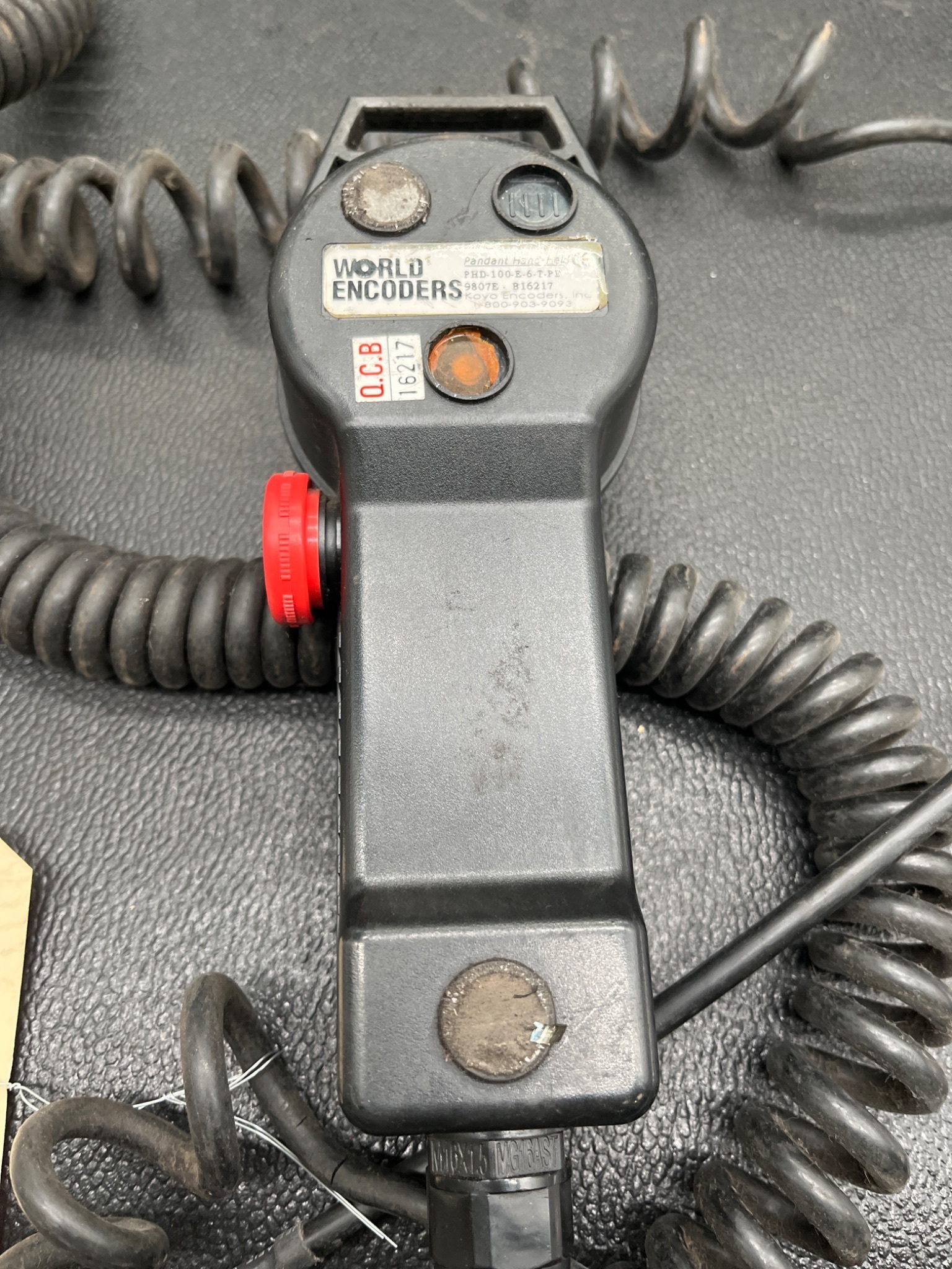 WORLD ENCODERS PHD‑100‑E‑6‑T‑PB Hand‑Held Pendant USED AS‑IS 2