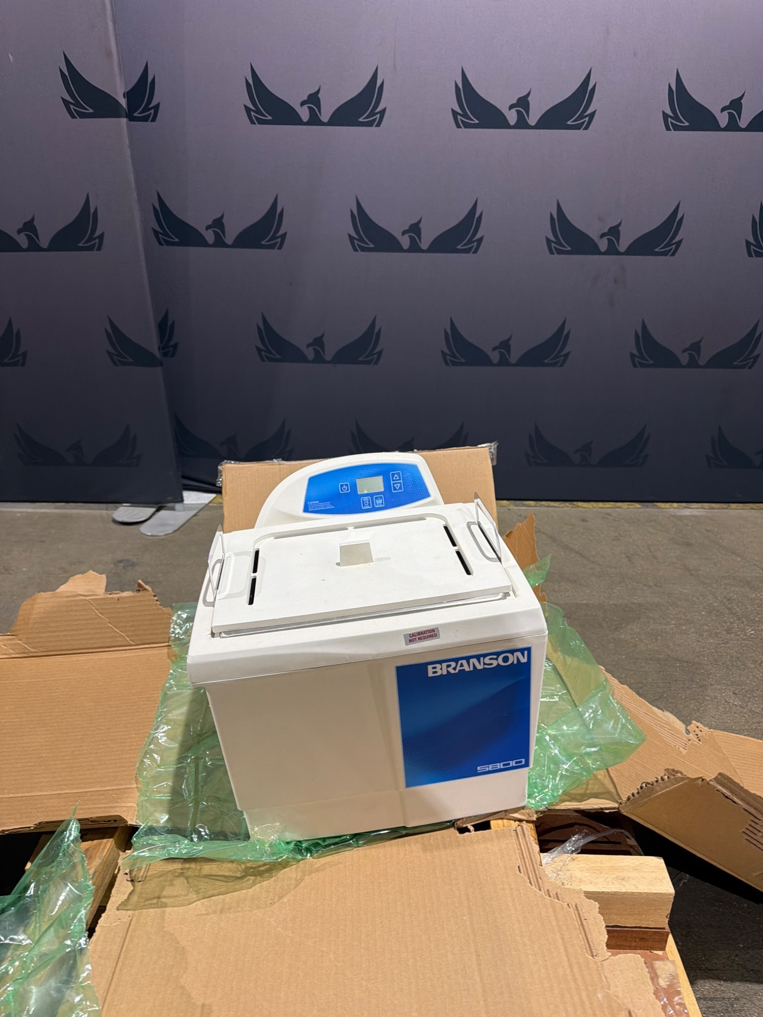 BRANSON ULTRASONICS CPXH5800 ULTRASONIC CLEANING BATH USED 0