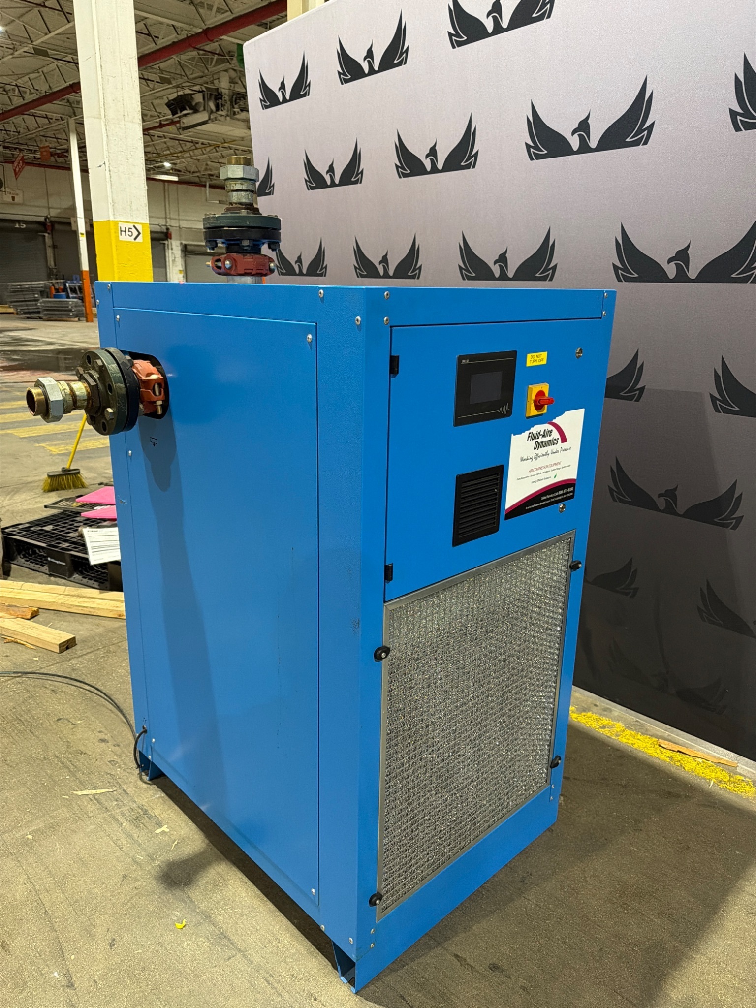 OMEGA AIR RDF-800-VSD-436 REFRIGERATED AIR DRYER USED 4