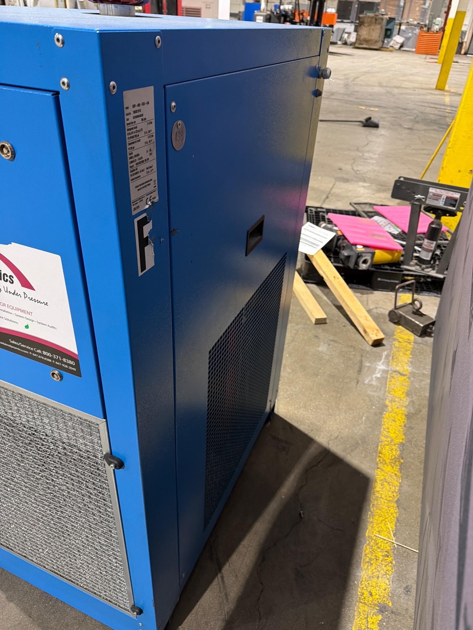 OMEGA AIR RDF-800-VSD-436 REFRIGERATED AIR DRYER USED 5