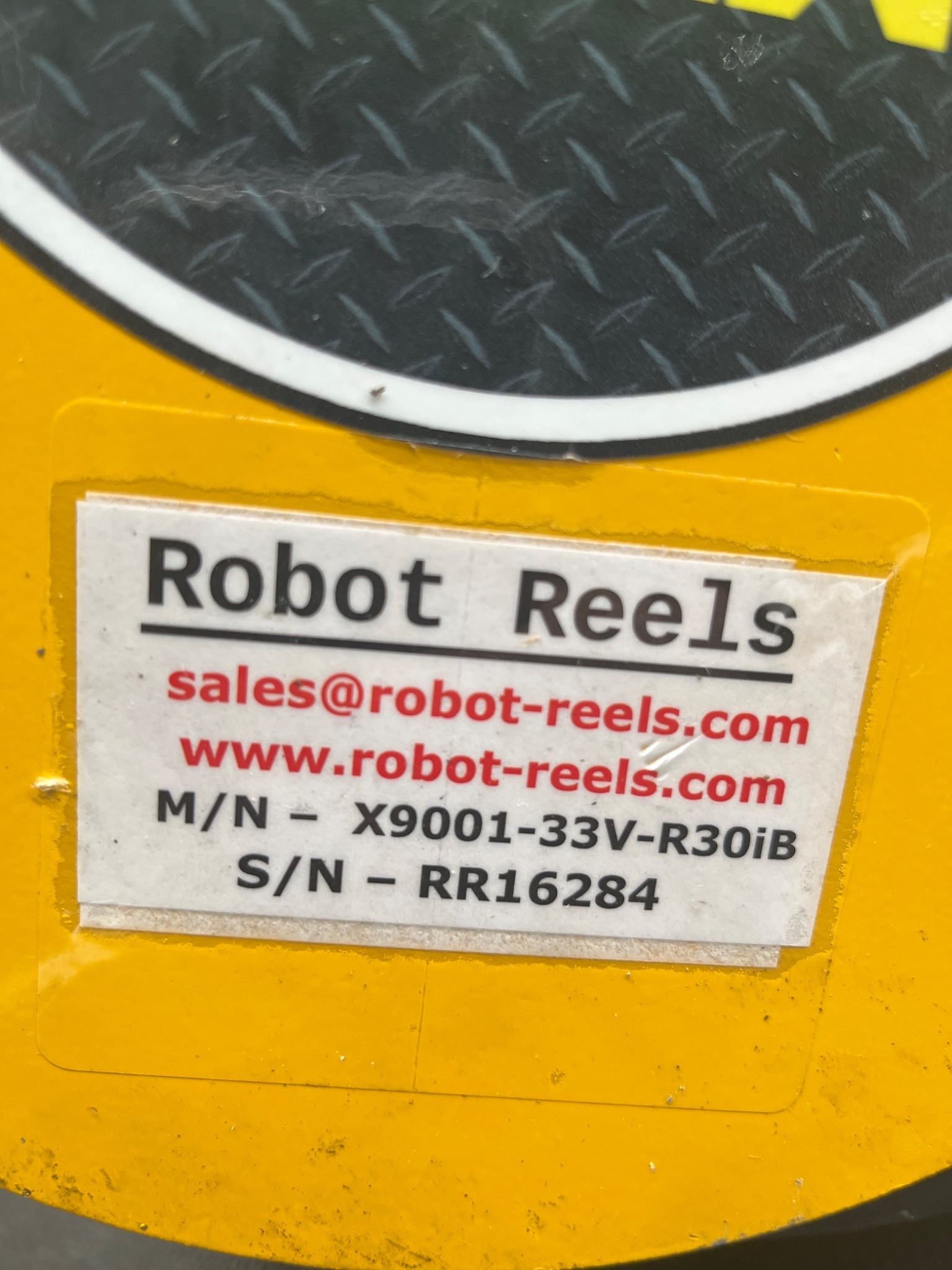 ROBOT REELS X9001-33V-R30iB Teach Pendant Cable Reel USED 4