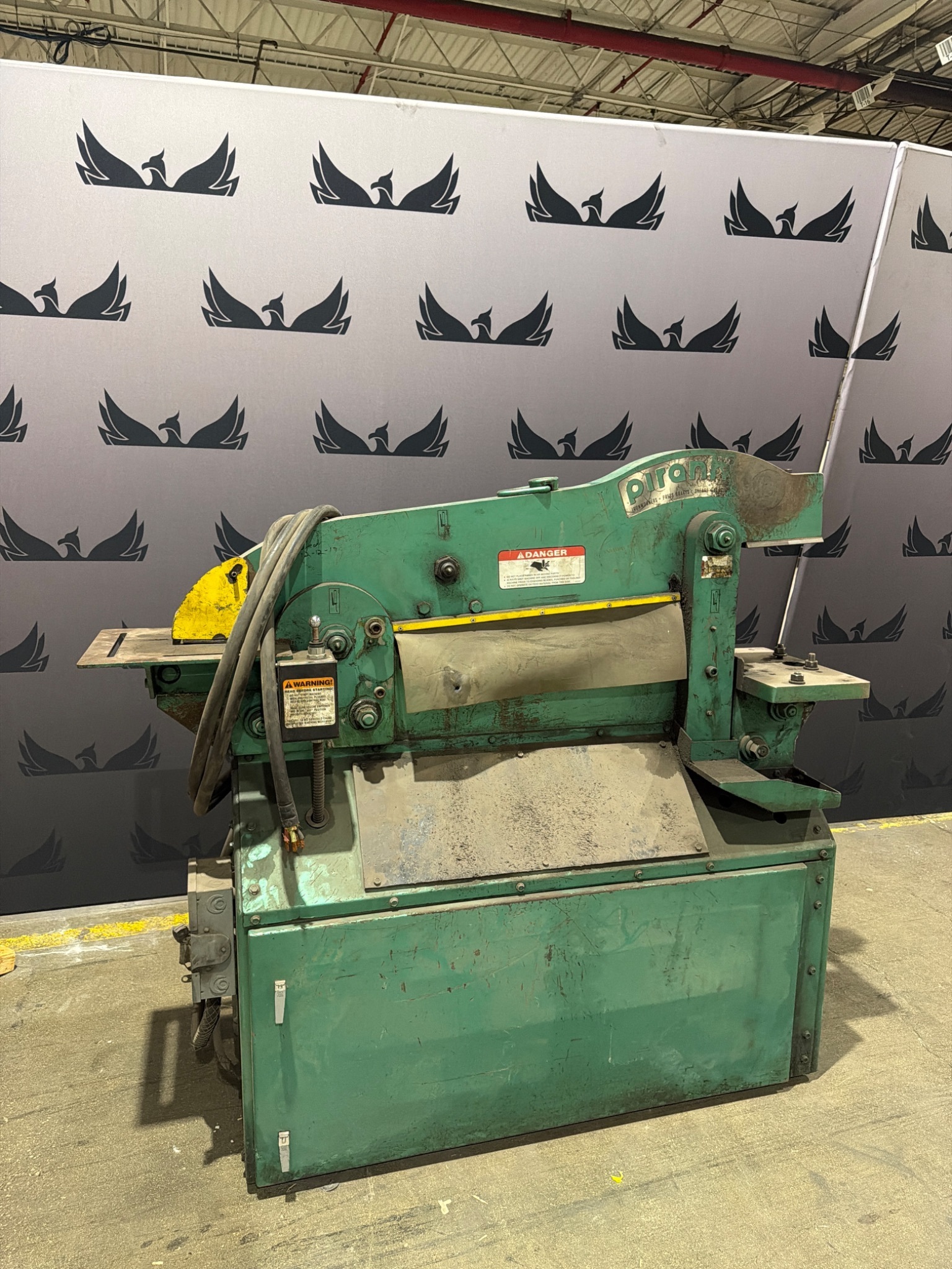 PIRANHA P50 50 Ton Hydraulic Ironworker w/ Tooling USED 0