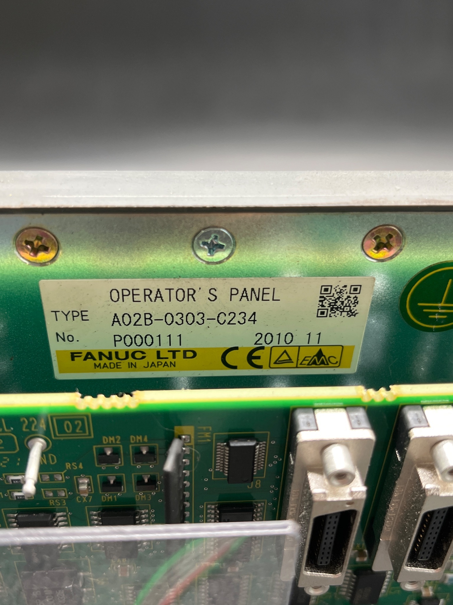 FANUC A02B‑0303‑C234 Operators Panel USED 3