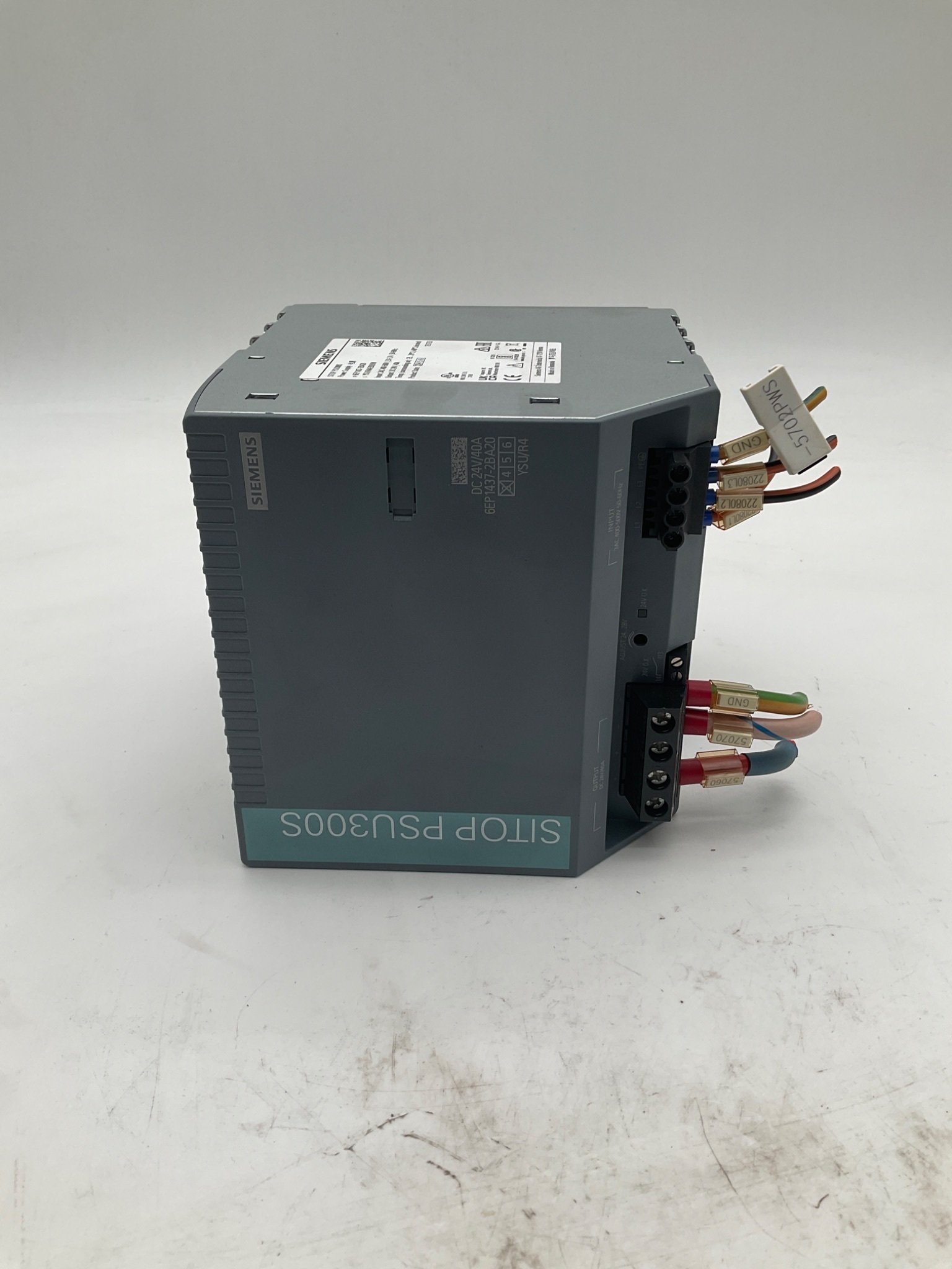 SIEMENS 6EP1437‑2BA20 SITOP PSU300S Power Supply USED 5
