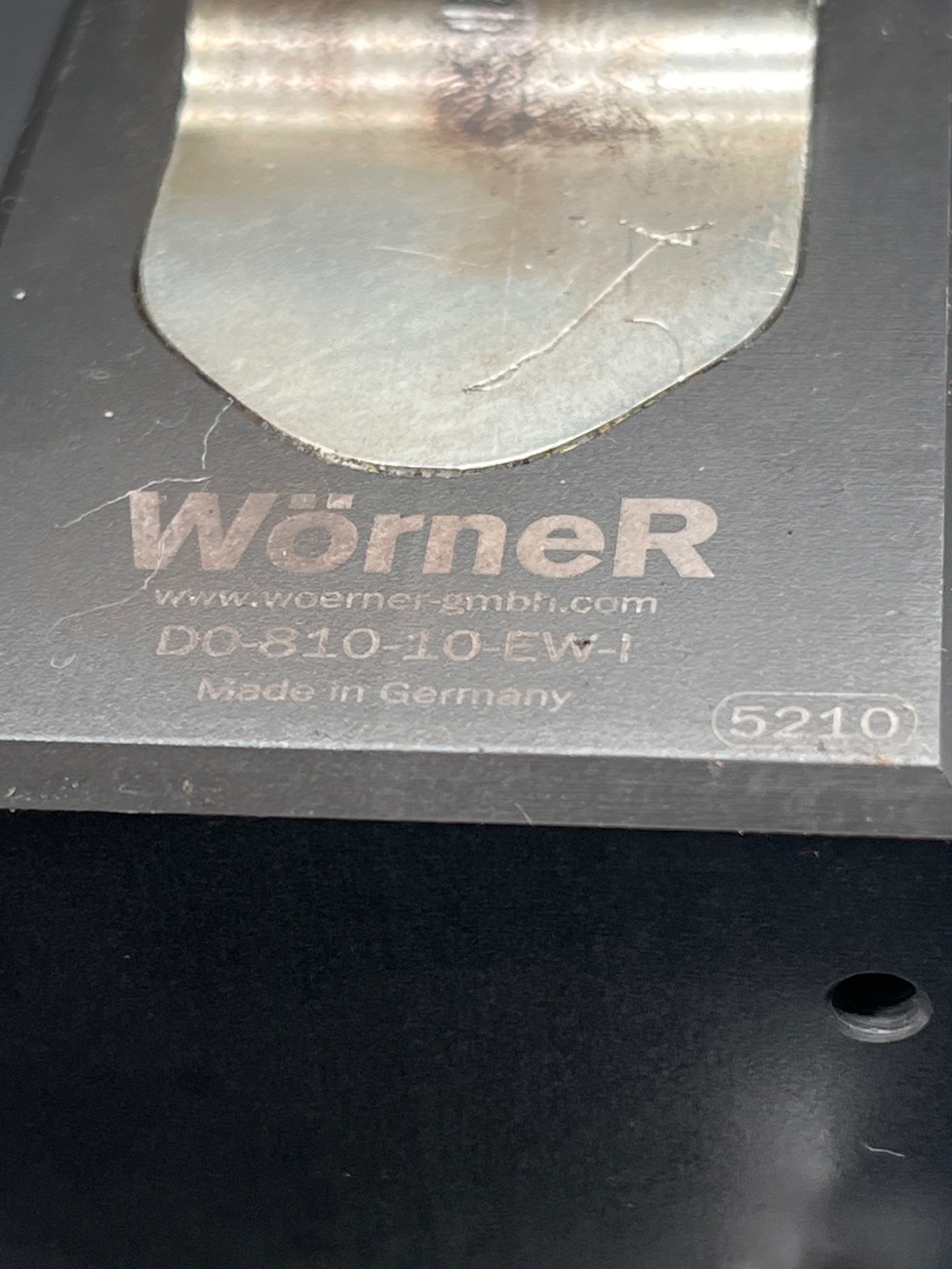 WÖRNER D0‑810‑10‑EW‑I Pneumatic Stopper/Separating Stop USED 4