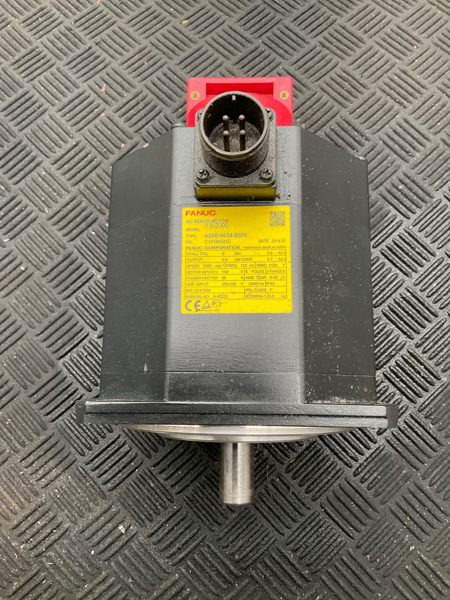 FANUC A06B-0034-B075 B 6/2000 Servo Motor USED 2
