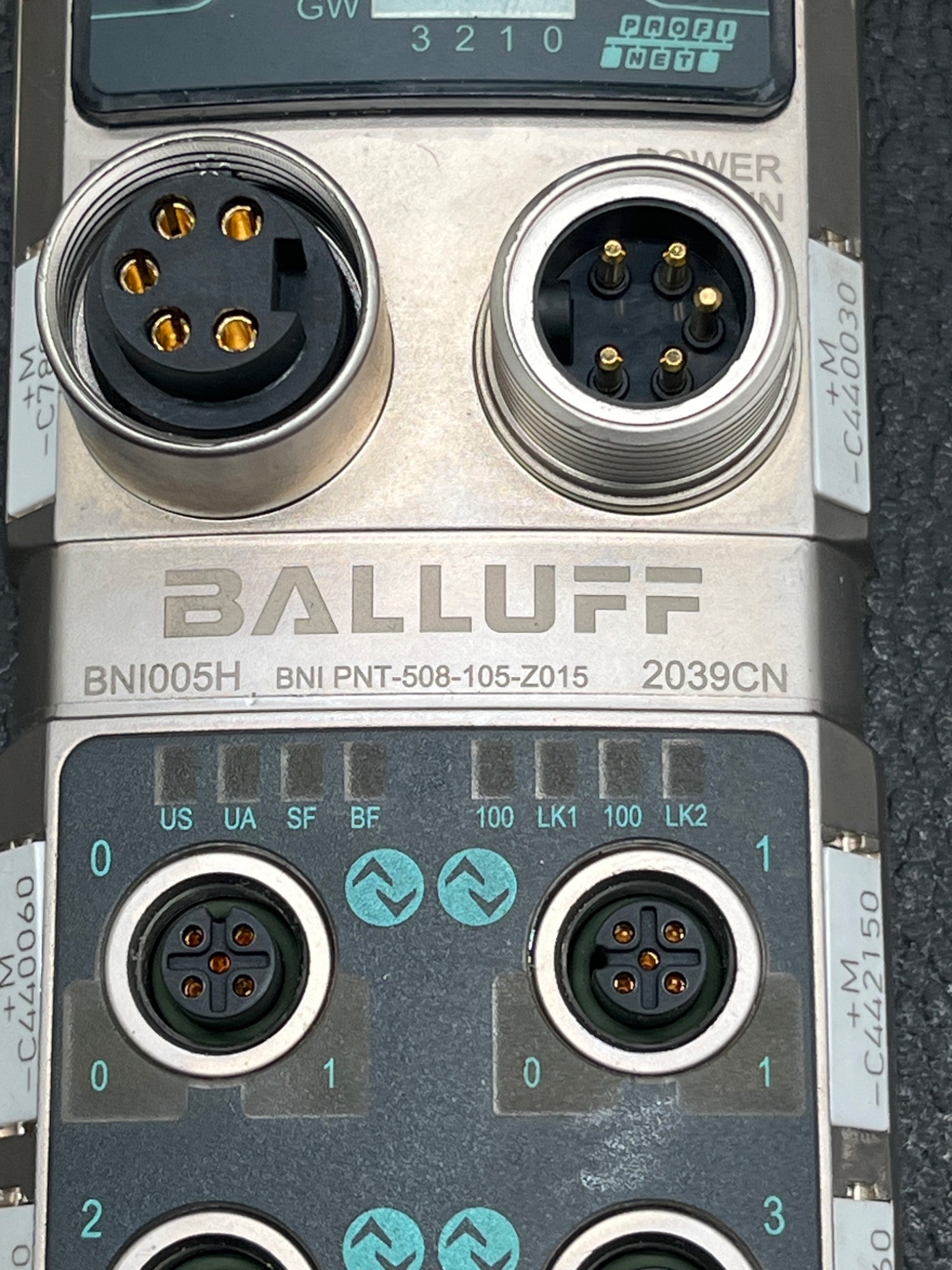 BALLUFF BNI PNT‑508‑105‑Z015 PROFINET I/O Module BNI005H USED 3