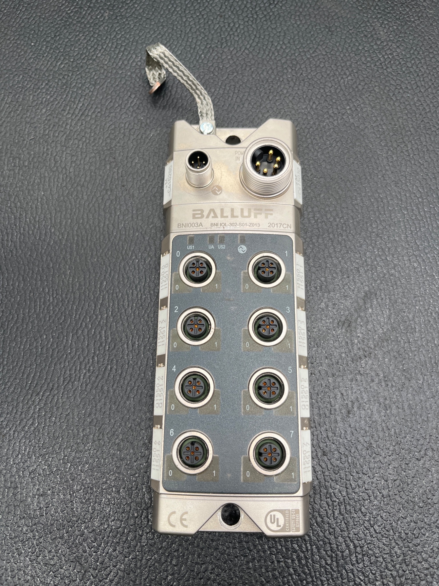 BALLUFF BNI IOL‑302‑S01‑Z013 I/O Link Network Block BNI003A USED 0