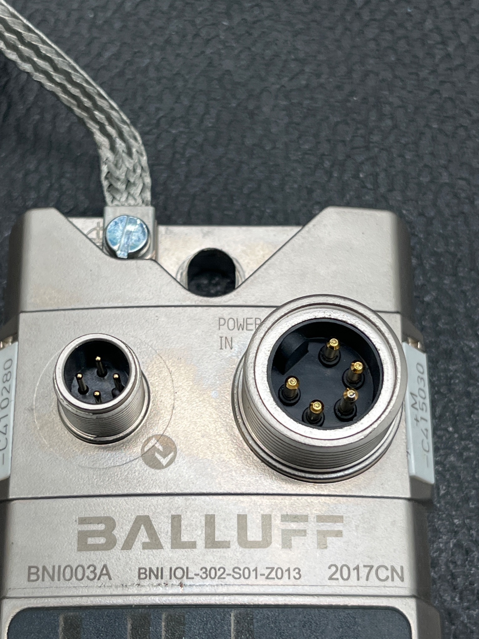 BALLUFF BNI IOL‑302‑S01‑Z013 I/O Link Network Block BNI003A USED 3