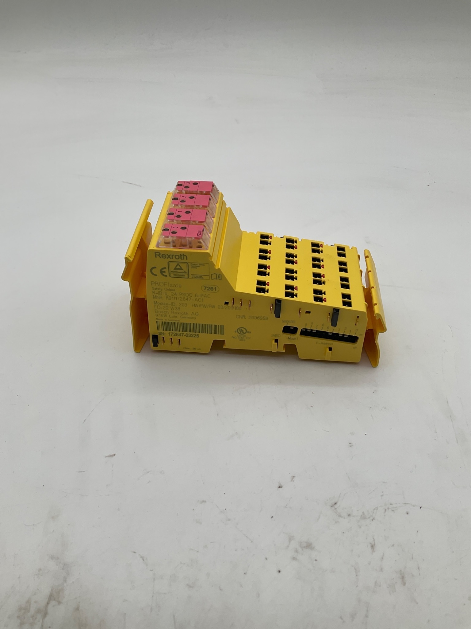 REXROTH R‑IB IL 24 PSDO 8‑PAC Safety Output Module R911172847‑AC1 USED 2
