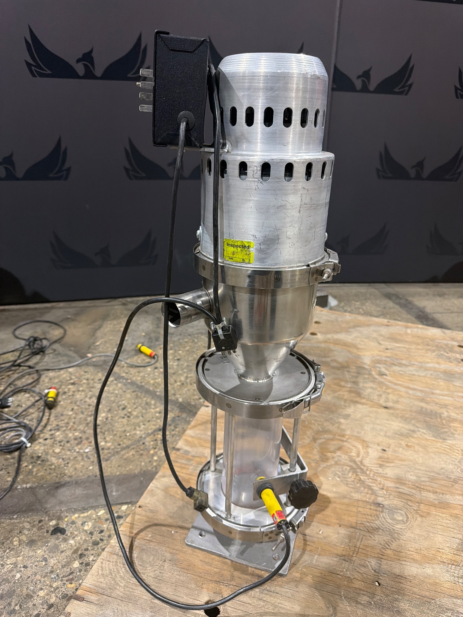 NOVATEC VL-5-MM Vacuum Loader w/ Glass Hopper USED 0