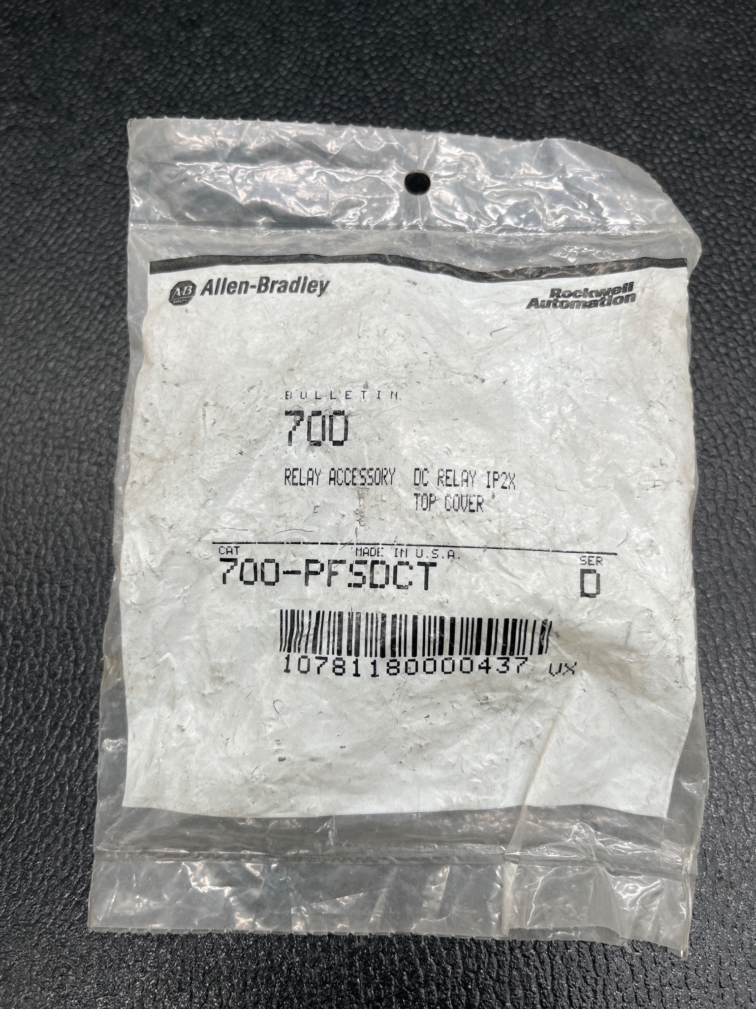 ALLEN BRADLEY 700-PFSDCT Relay Accessory NEW (LOT OF 5) 0