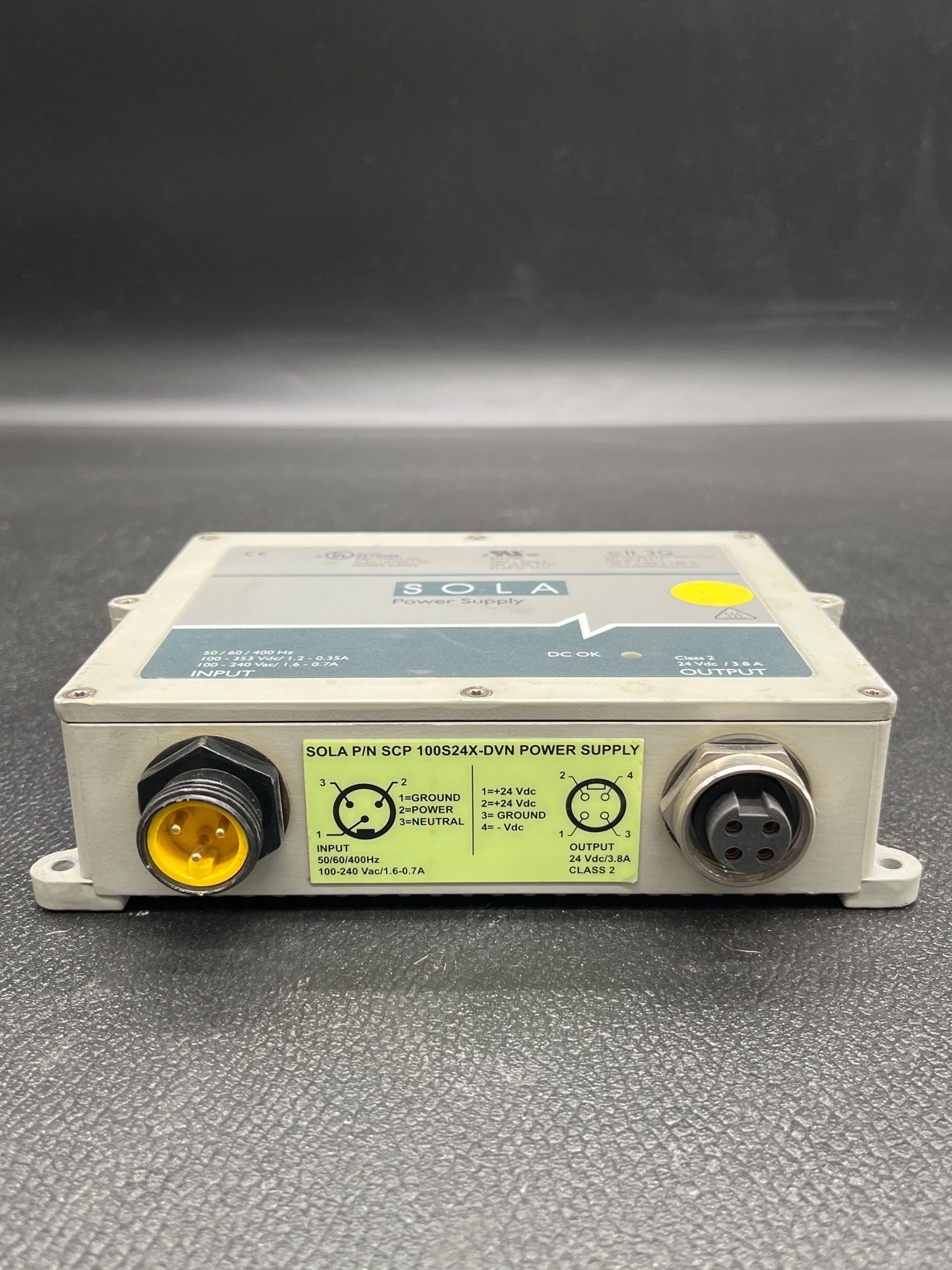 SOLA SCP100S24X-DVN Power Supply USED 1