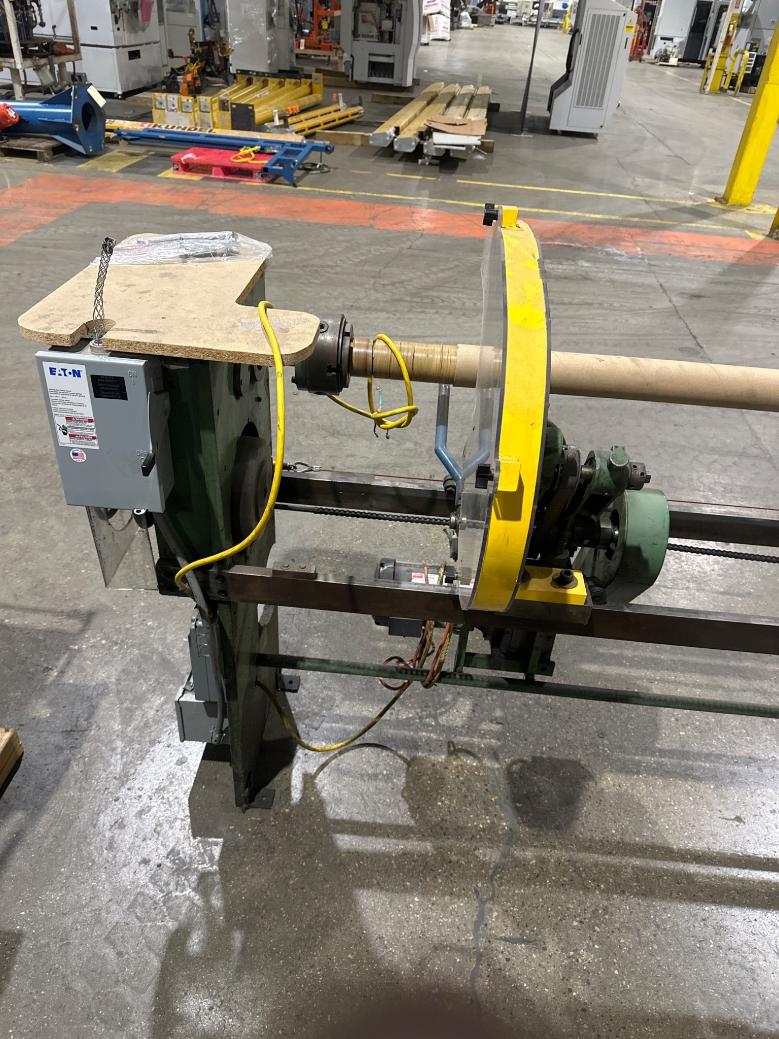 LEVER SK61 459 PAPER CORE CUTTER USED 3