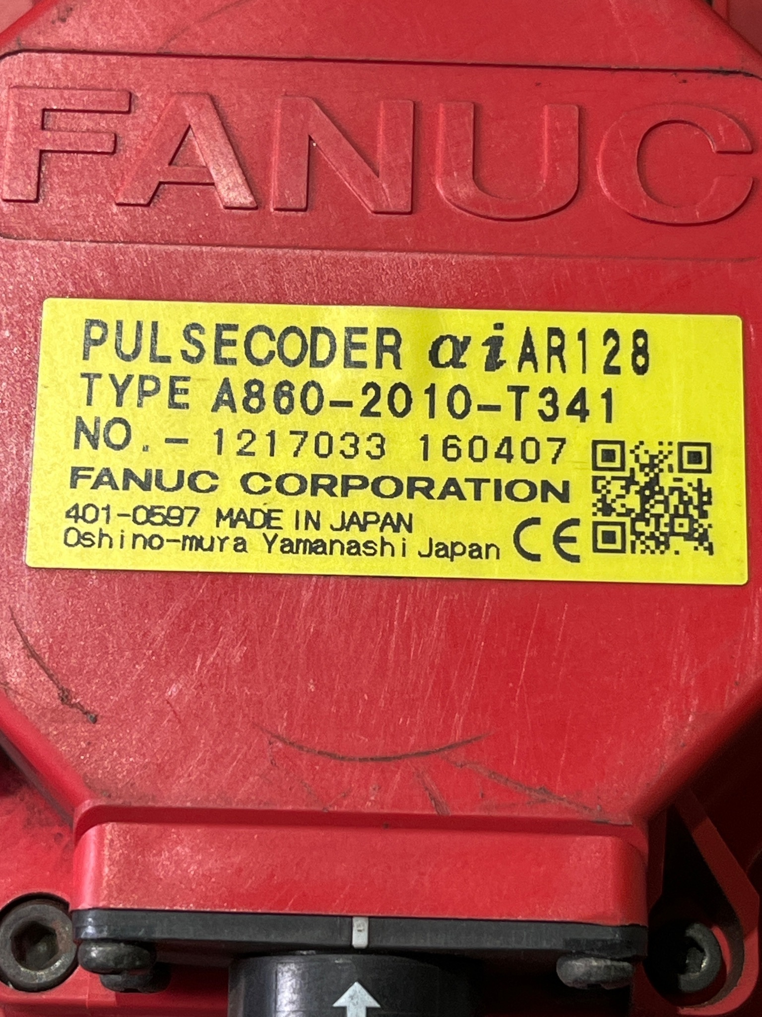 FANUC A06B-0235-B705#S000 aiS 8/4000 Servo Motor w/ WITTENSTEIN Gearbox USED 4